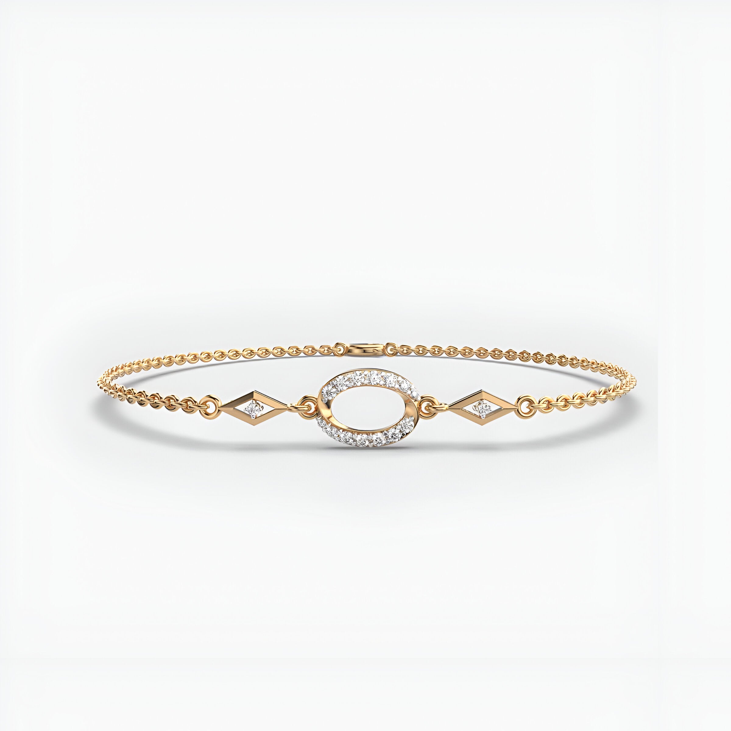 Oval Wonder Diamond Bracelet