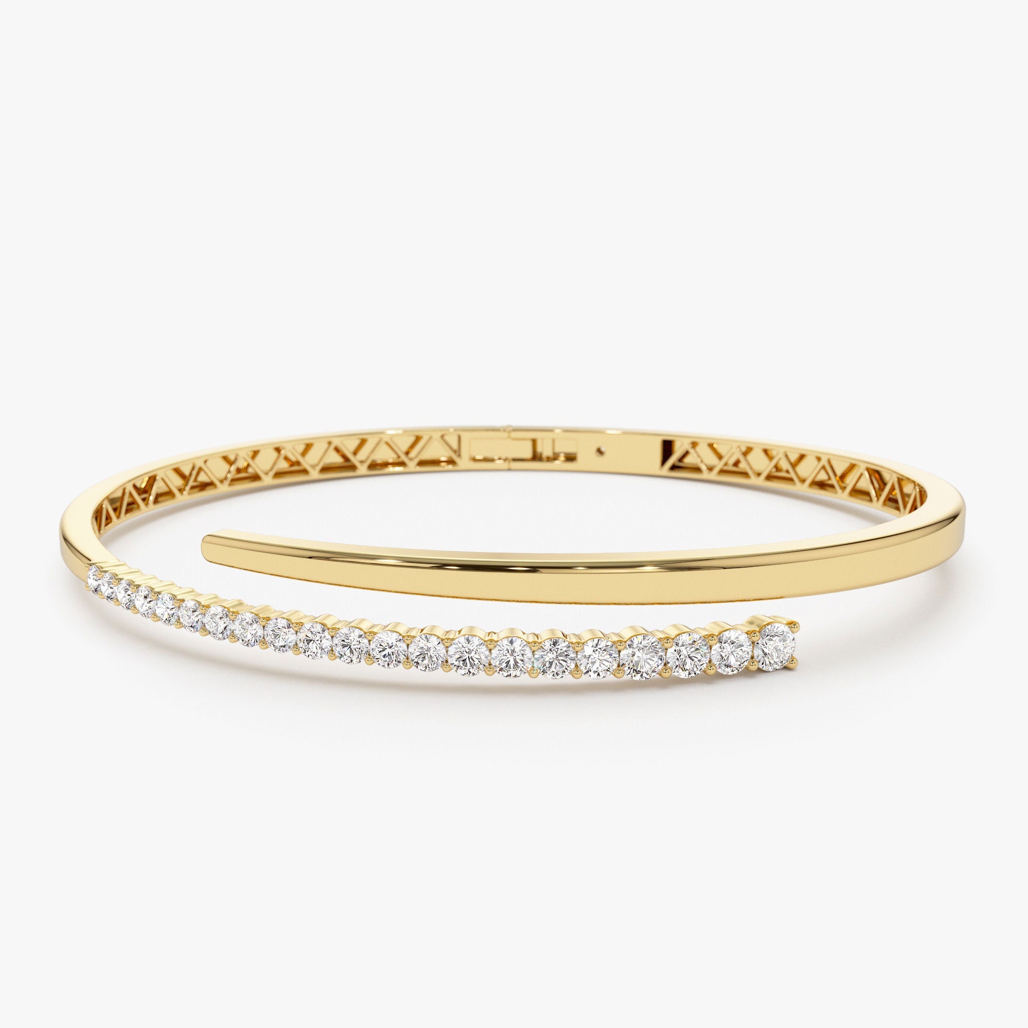 Unique Diamond Bangle Bracelet 1 ct.