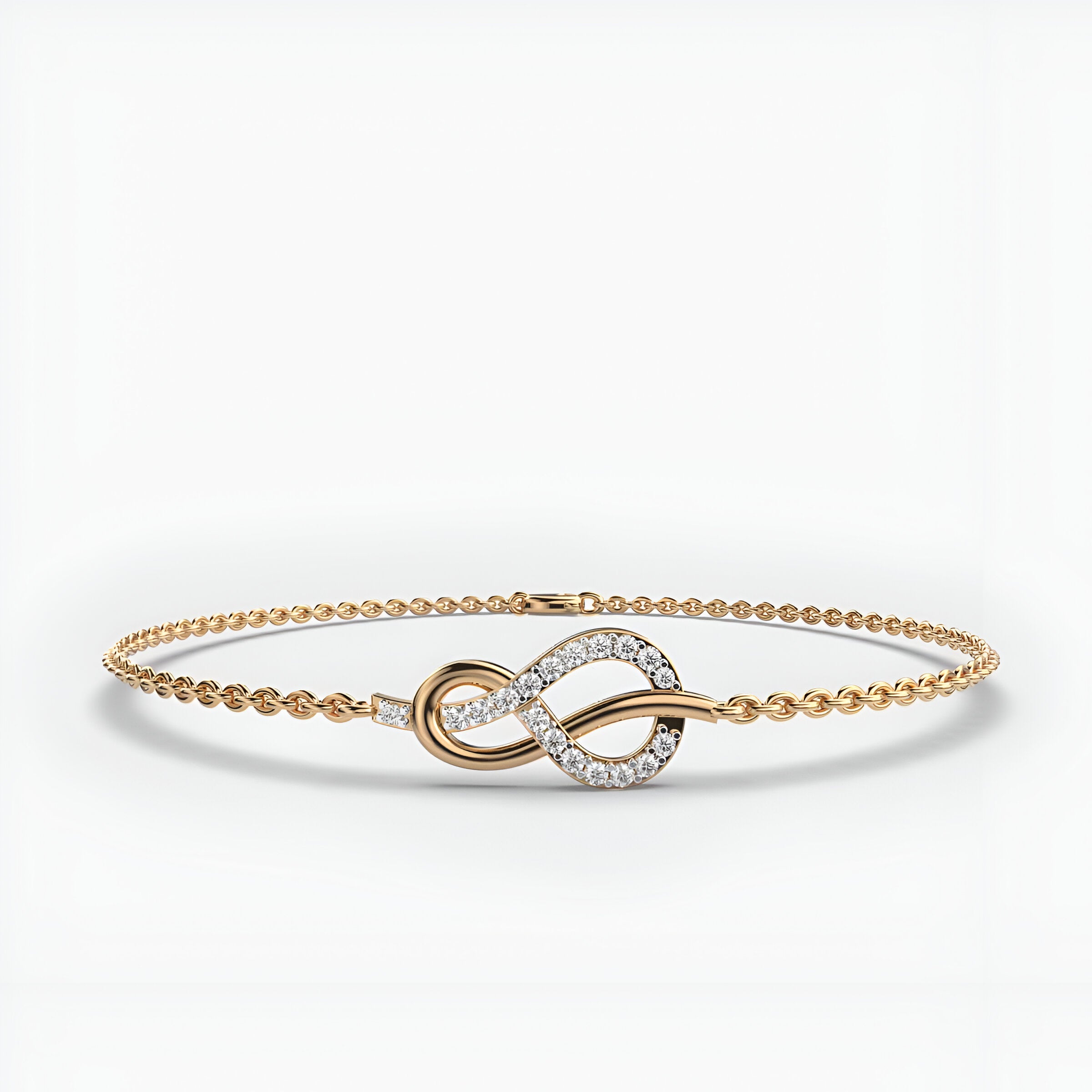 Reef Knot Diamond Bracelet