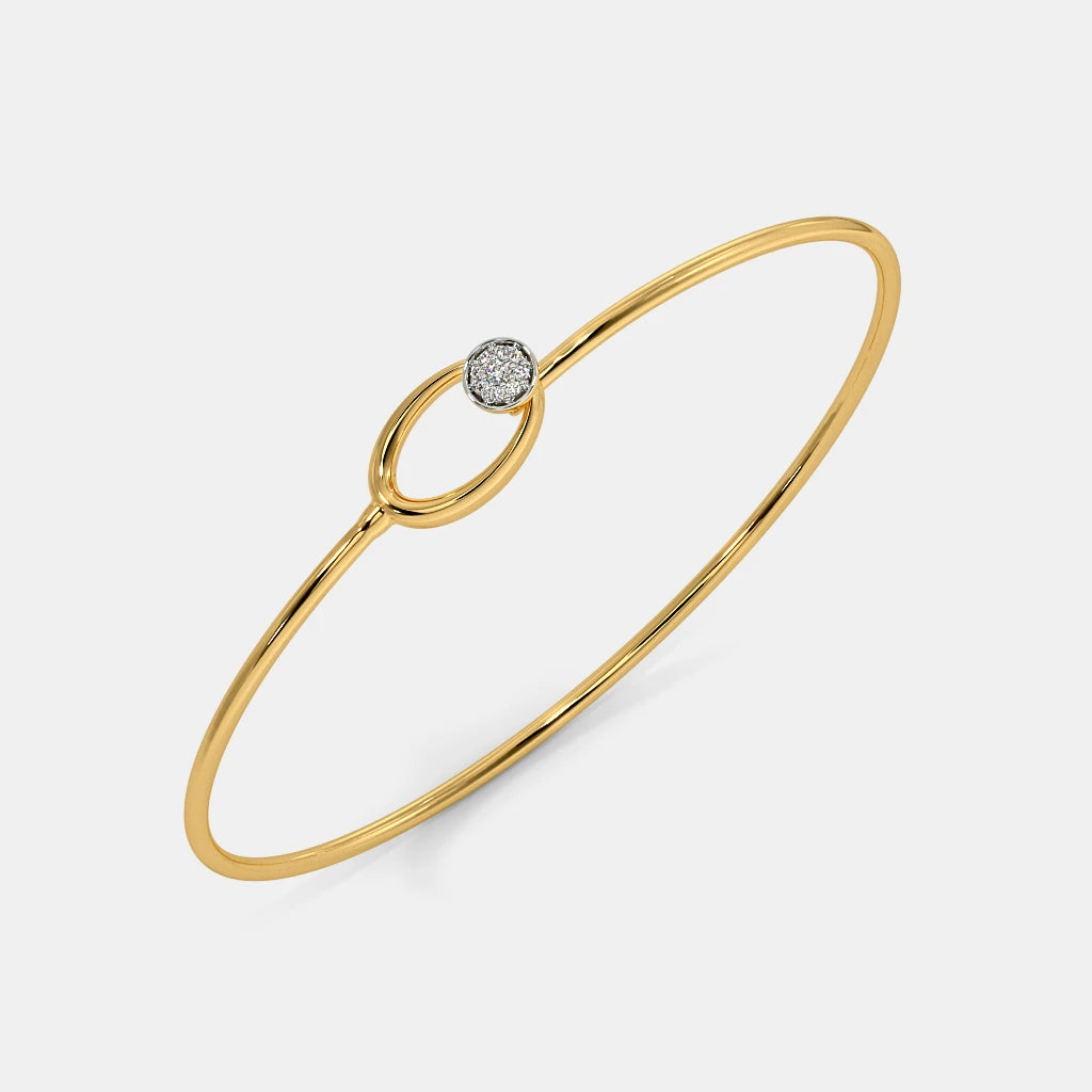 The Ilsa Pave Toggle Bangle