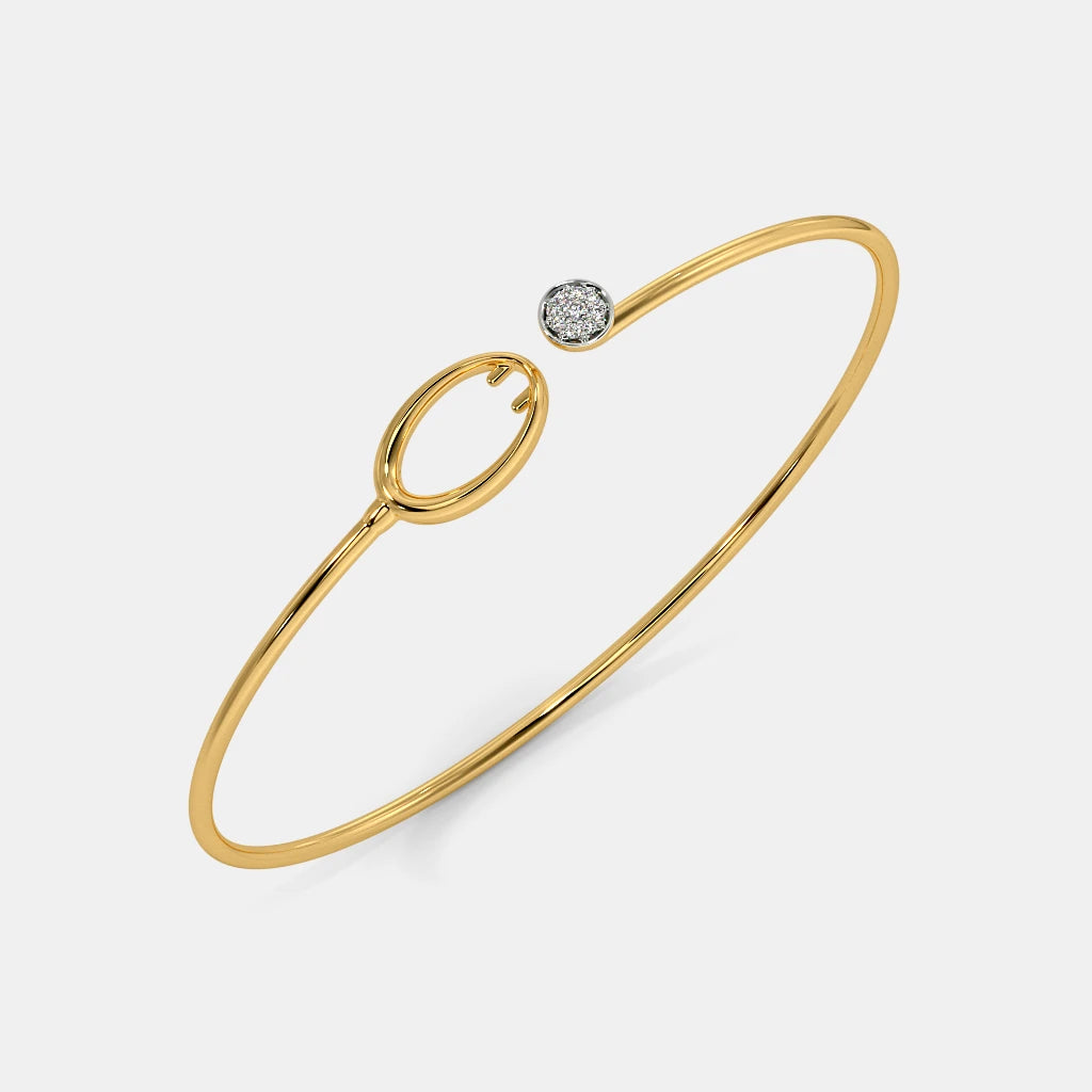 The Ilsa Pave Toggle Bangle