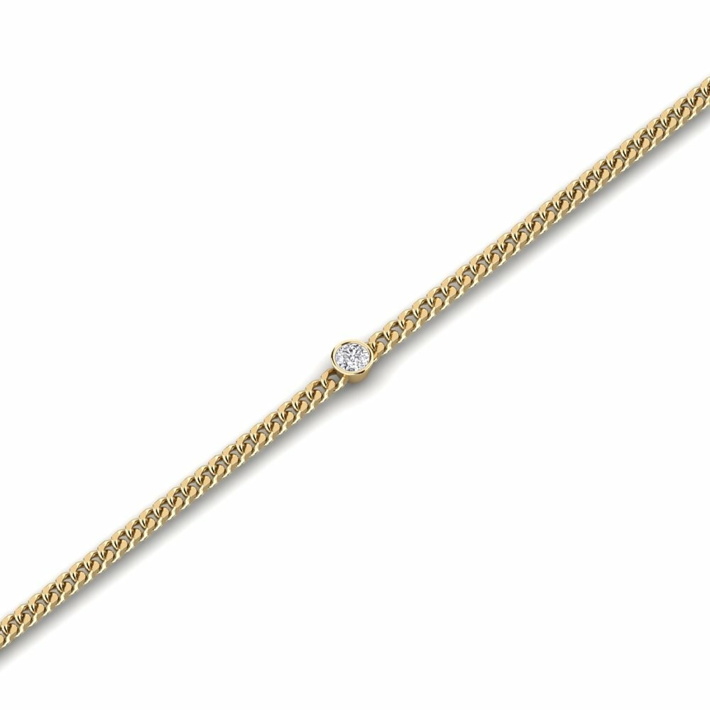 Solitaire 0.10 ct Women's Bracelet