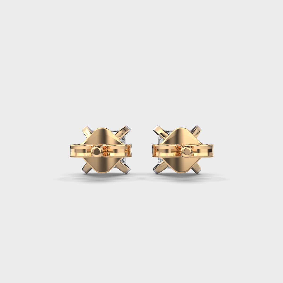 Classic Princess Solitaire Studs