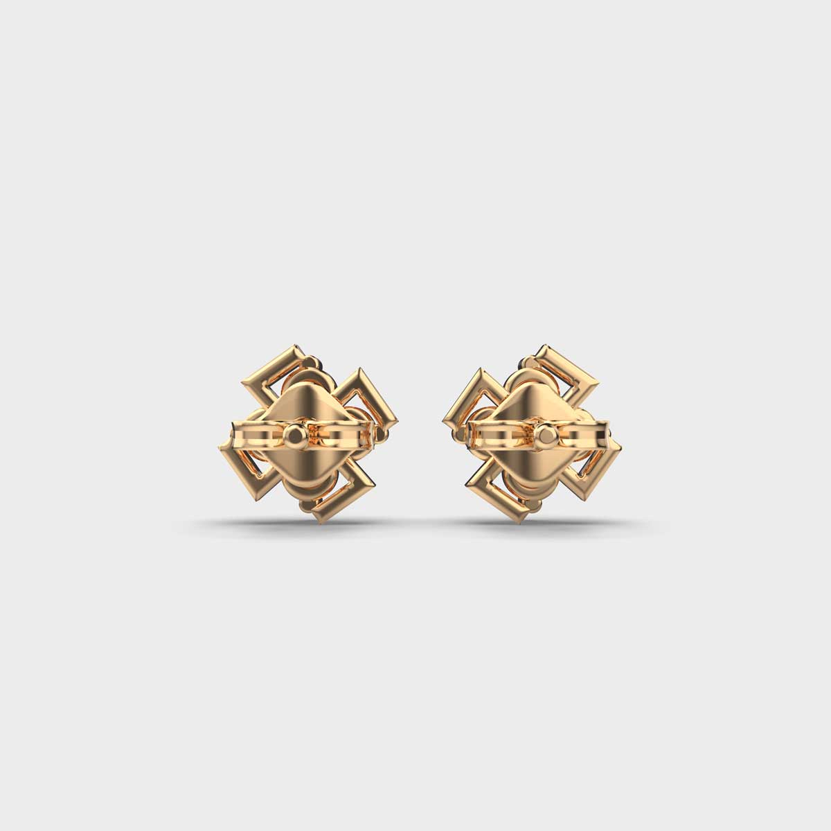 Swastik Diamond Studs