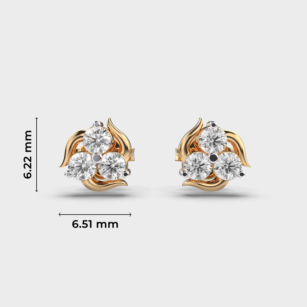 Blooming Buds Diamond Earrings