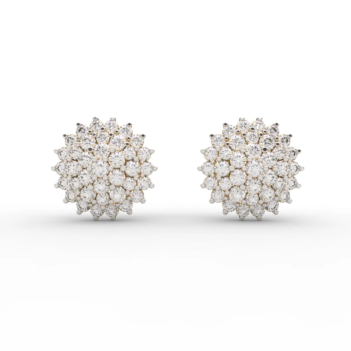 Lanish Pave Diamond Earrings