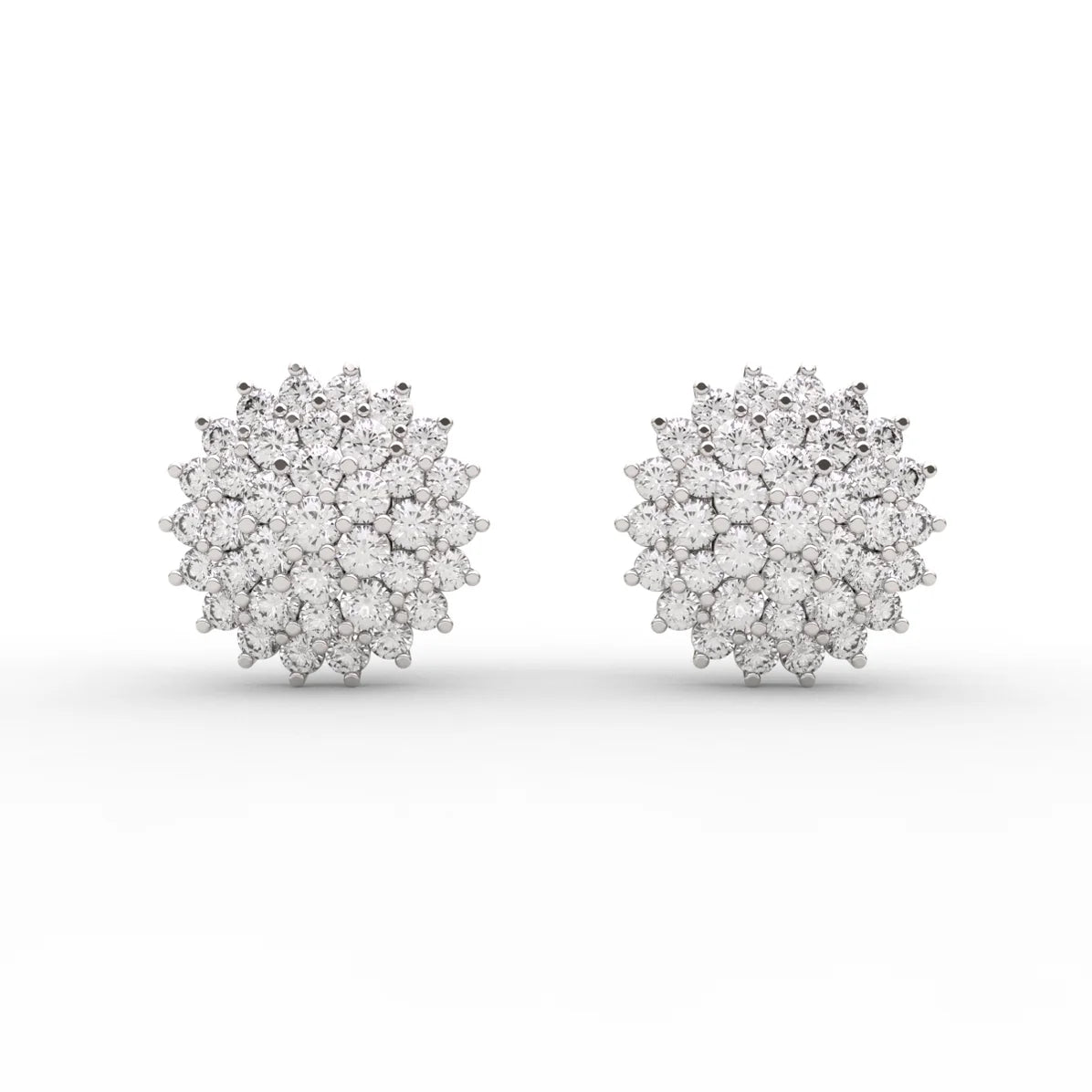 Lanish Pave Diamond Earrings