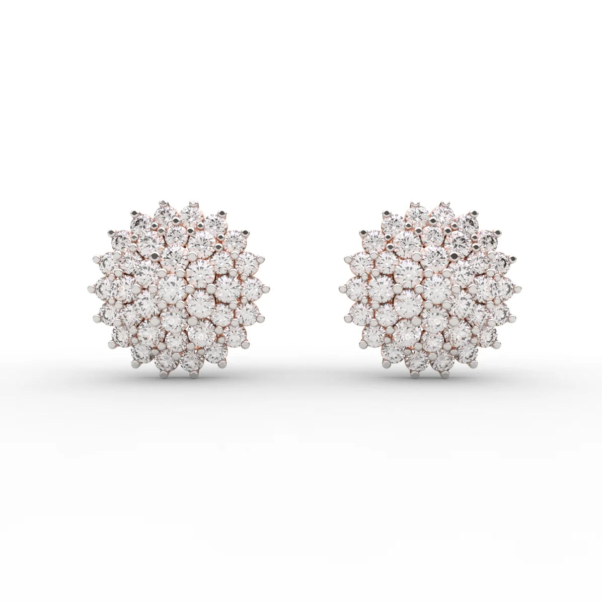 Lanish Pave Diamond Earrings