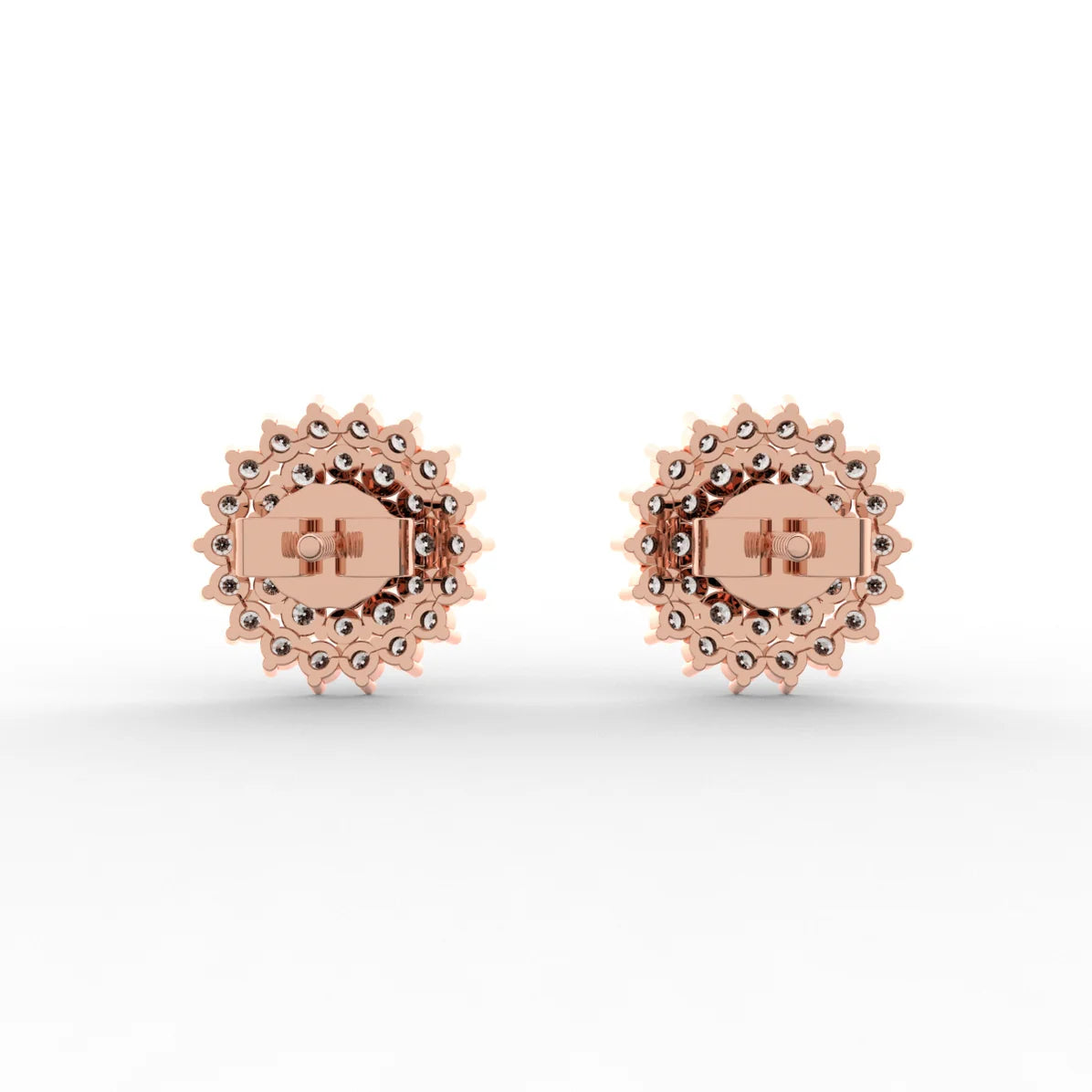 Lanish Pave Diamond Earrings