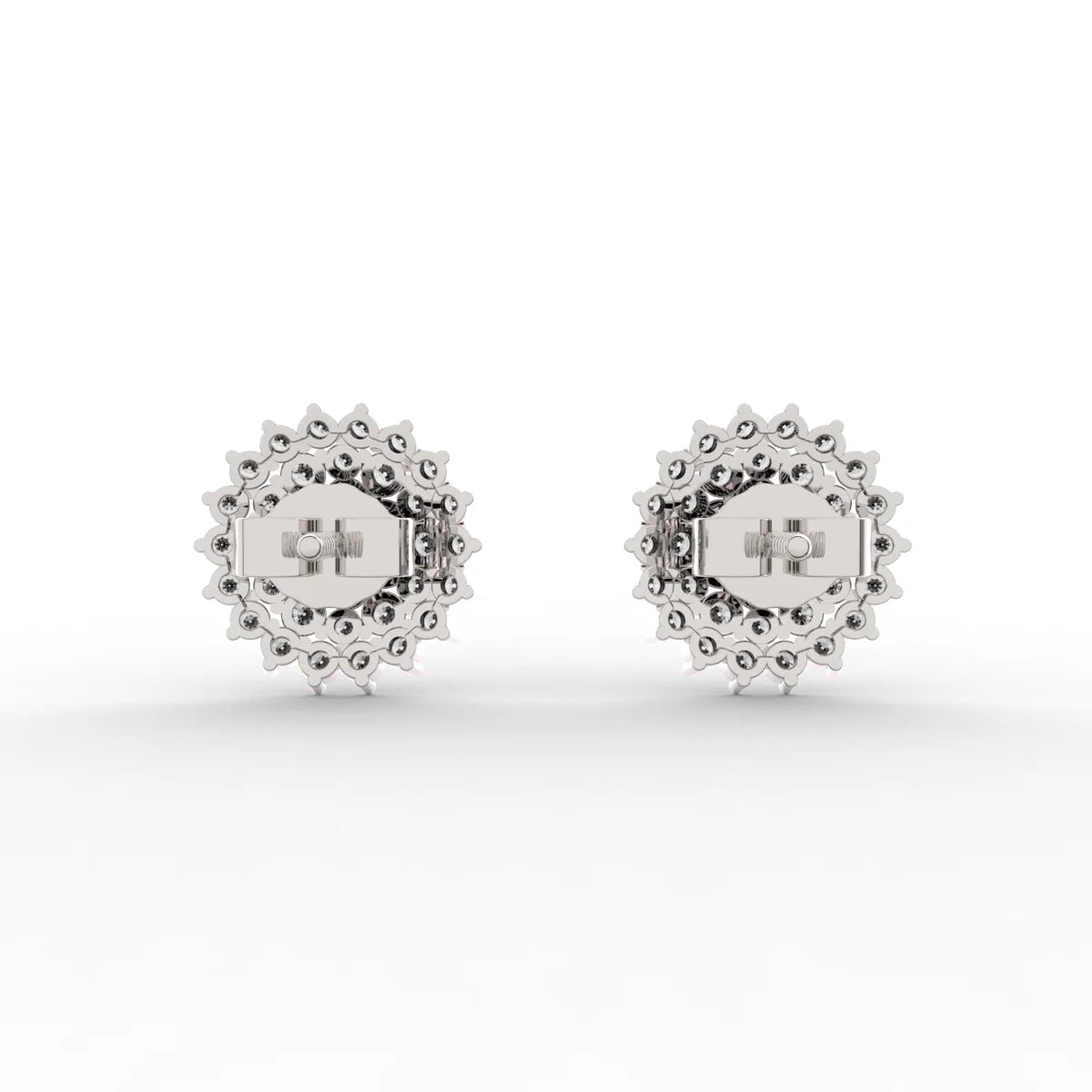 Lanish Pave Diamond Earrings