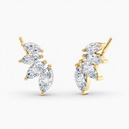 4 Marquise lab grown diamond Earrings