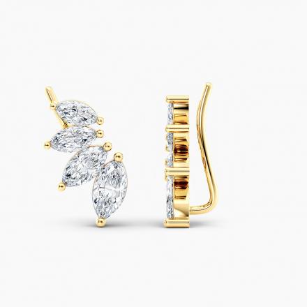 4 Marquise lab grown diamond Earrings