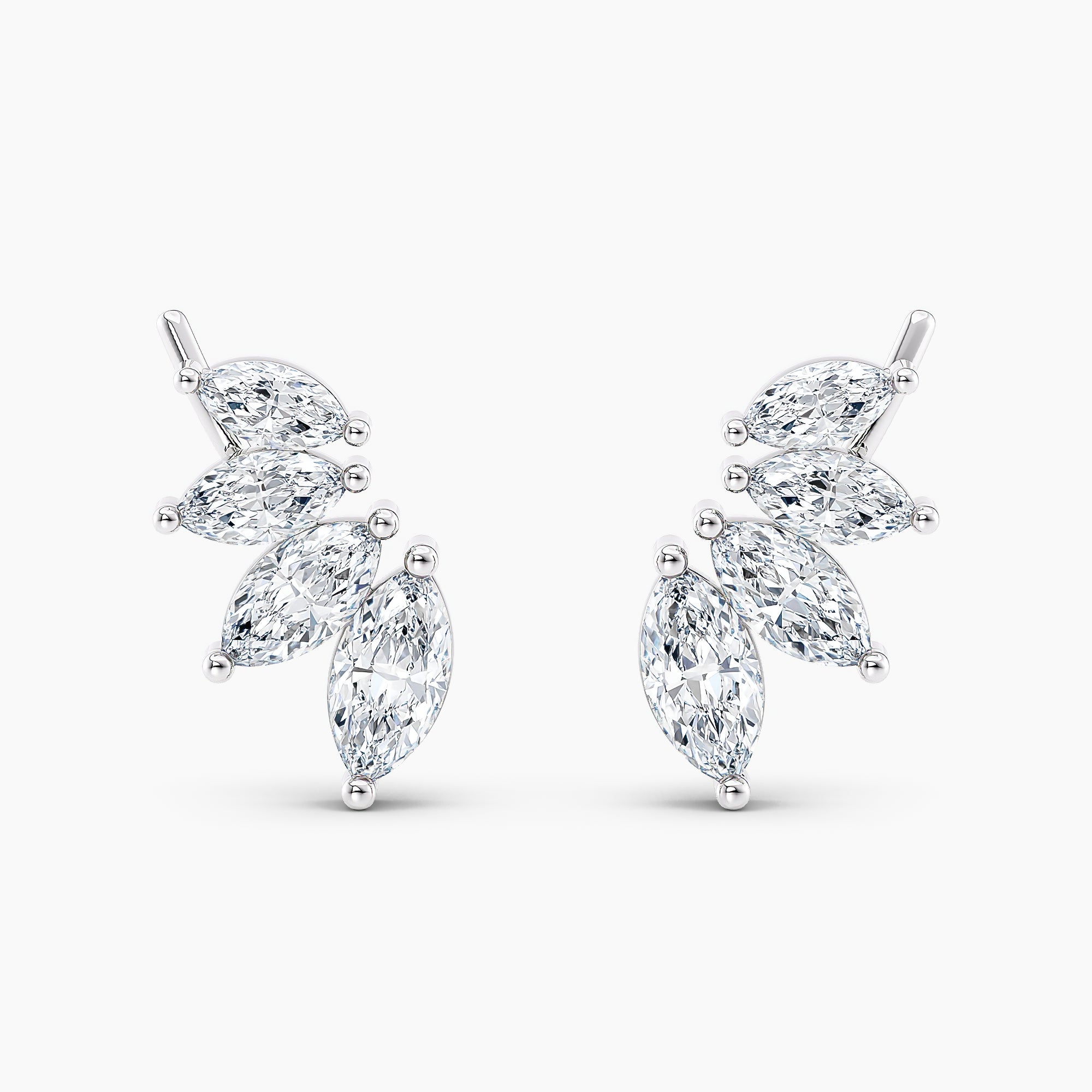 4 Marquise lab grown diamond Earrings