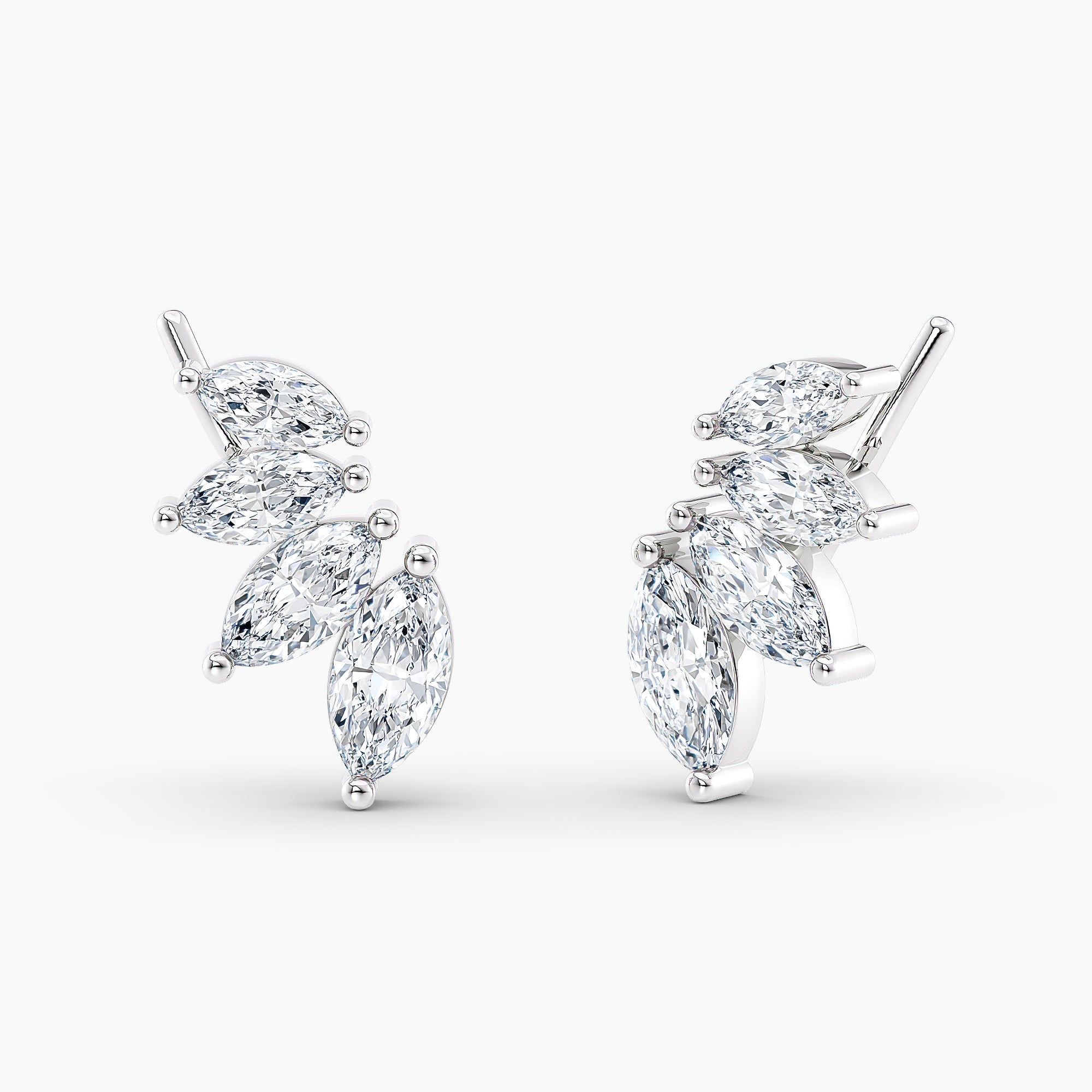 4 Marquise lab grown diamond Earrings