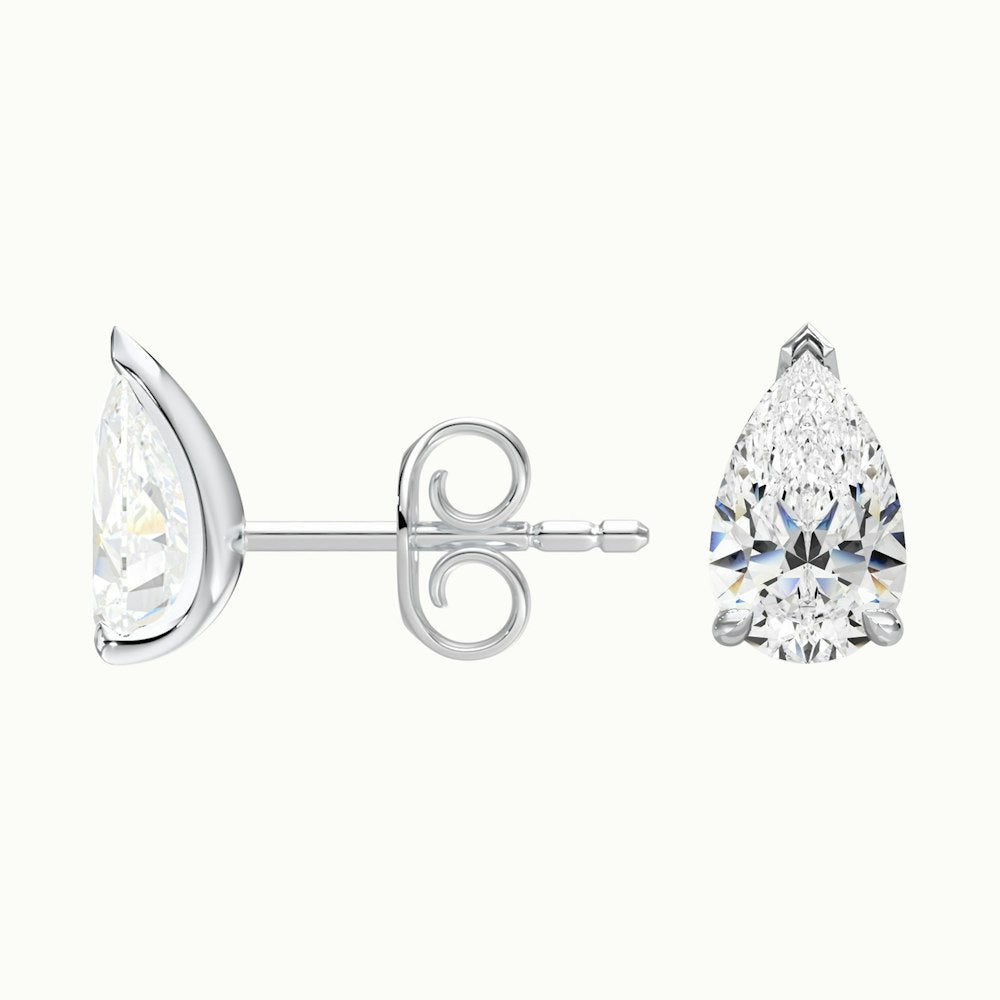 Pear Diamond Earrings