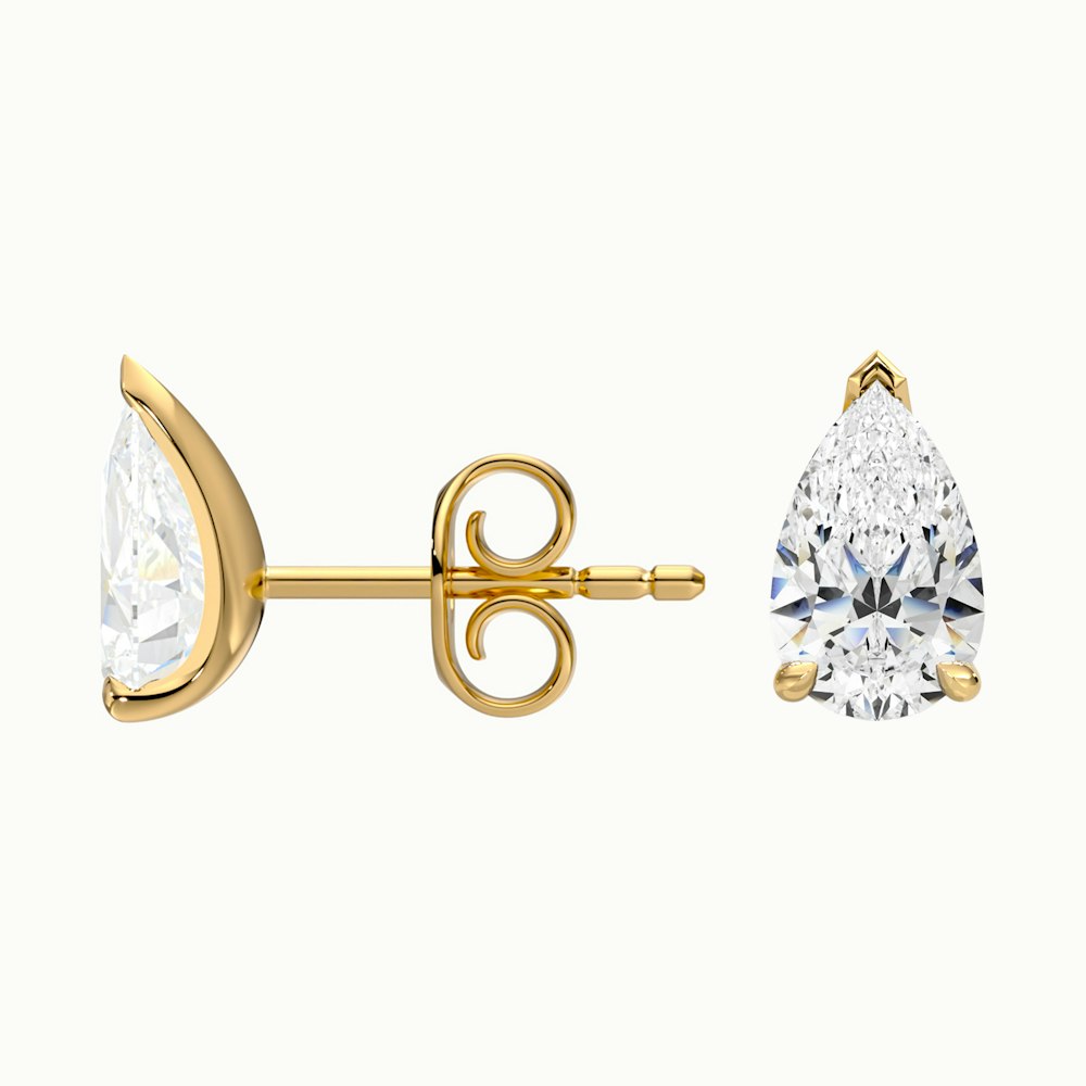 Pear Diamond Earrings