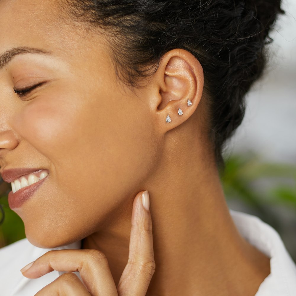 Pear Diamond Earrings