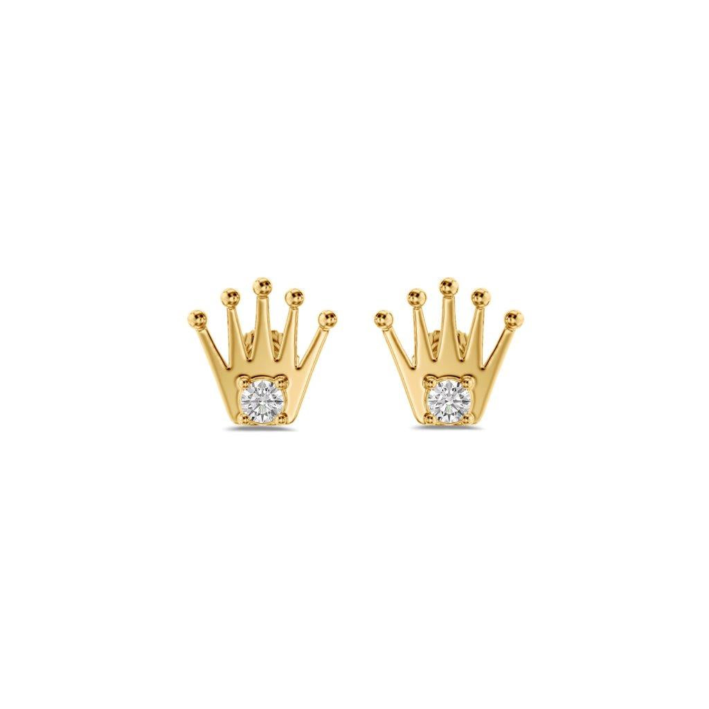 KING Diadem Diamond Stud Earrings