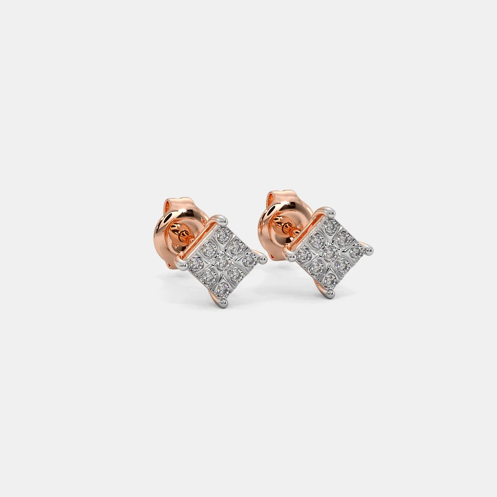 The Classic Princess Stud Earrings