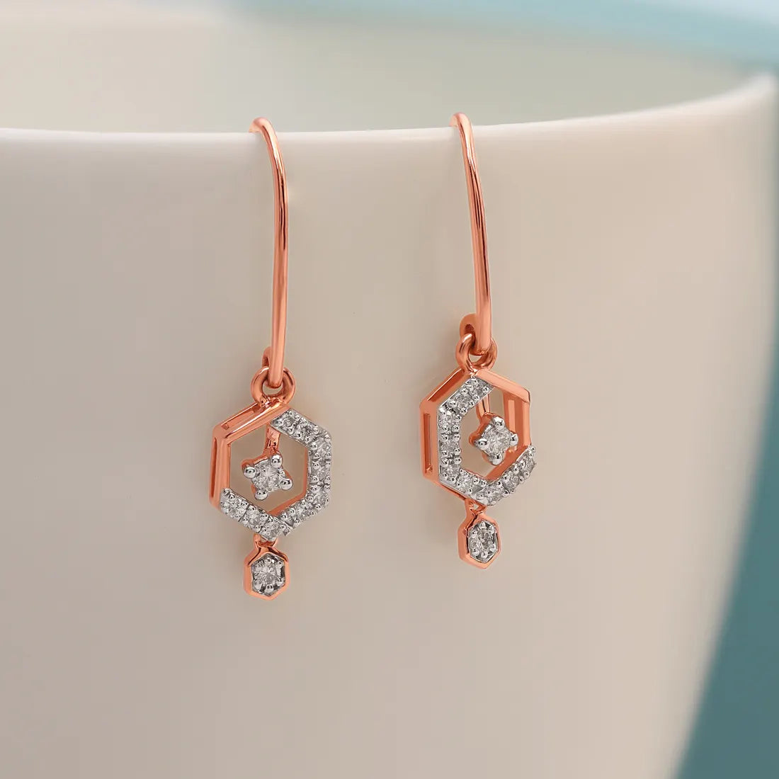 Seisear Diamond Dangle Earrings