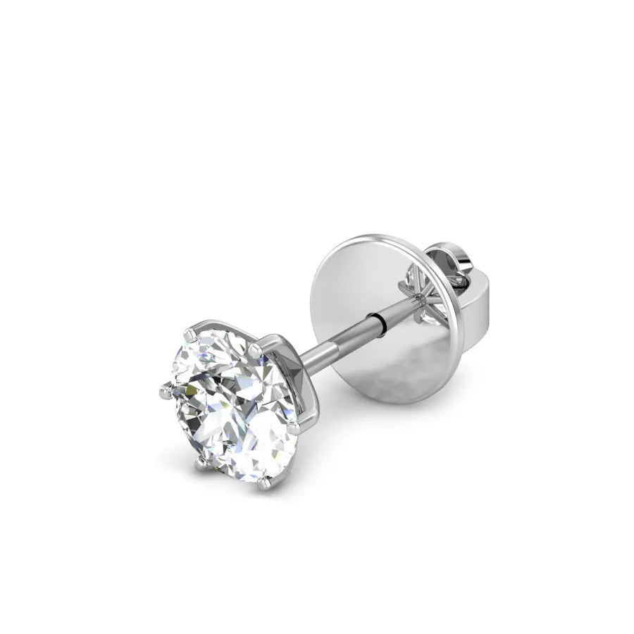 Jaickee Diamond Platinum Earrings