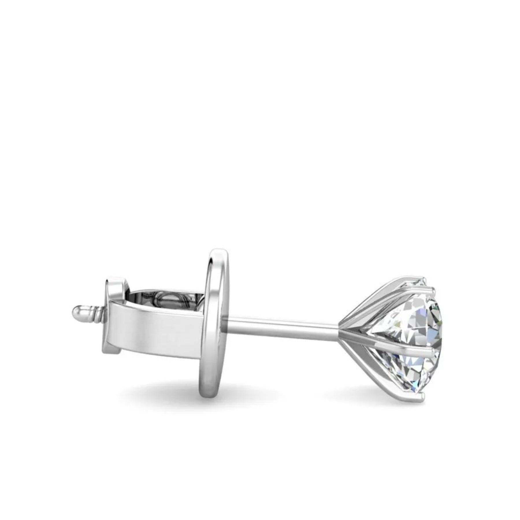 Jaickee Diamond Platinum Earrings