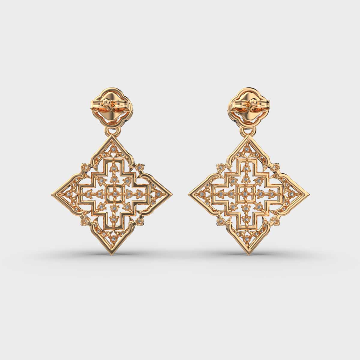 Aztec Beauty Diamond Earrings