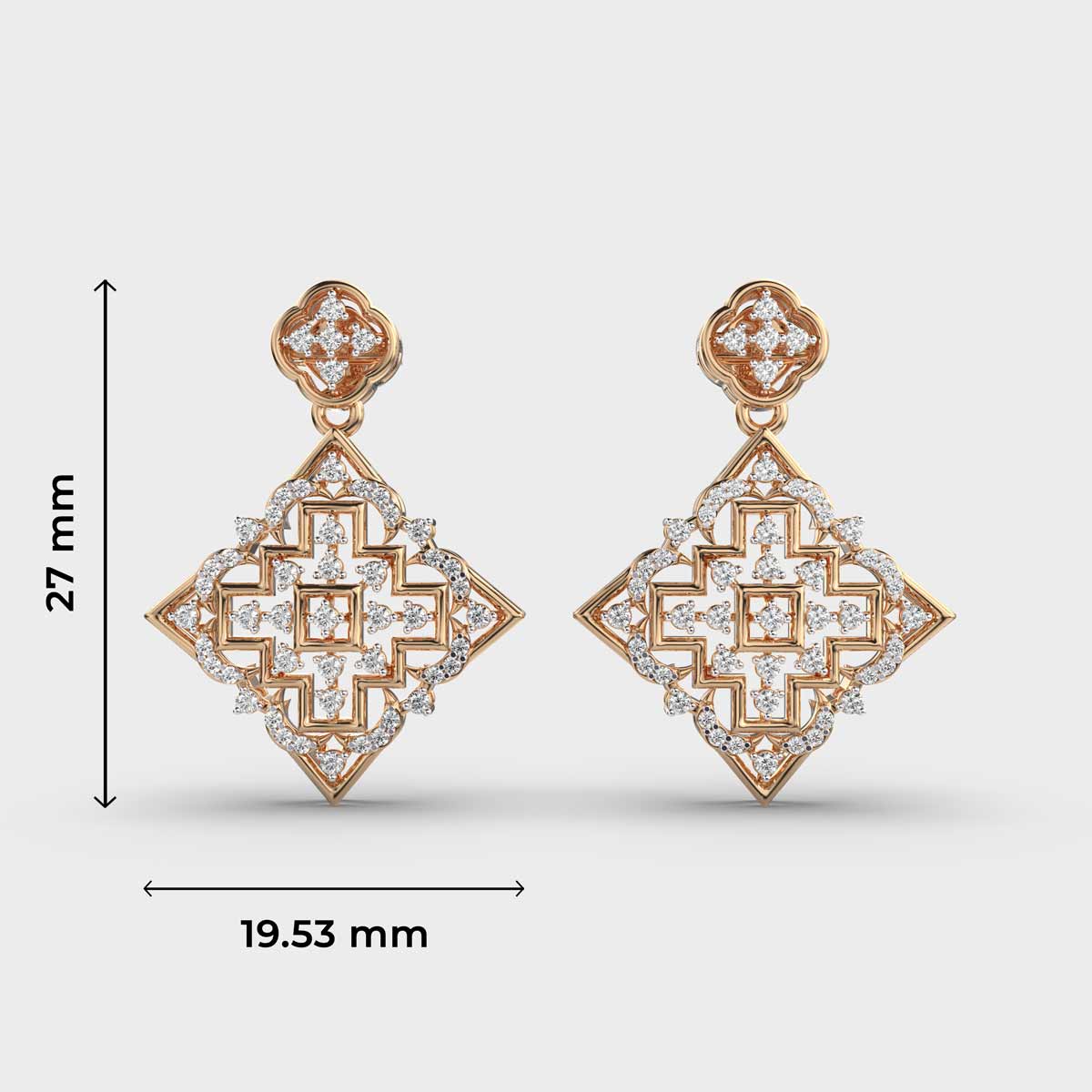 Aztec Beauty Diamond Earrings