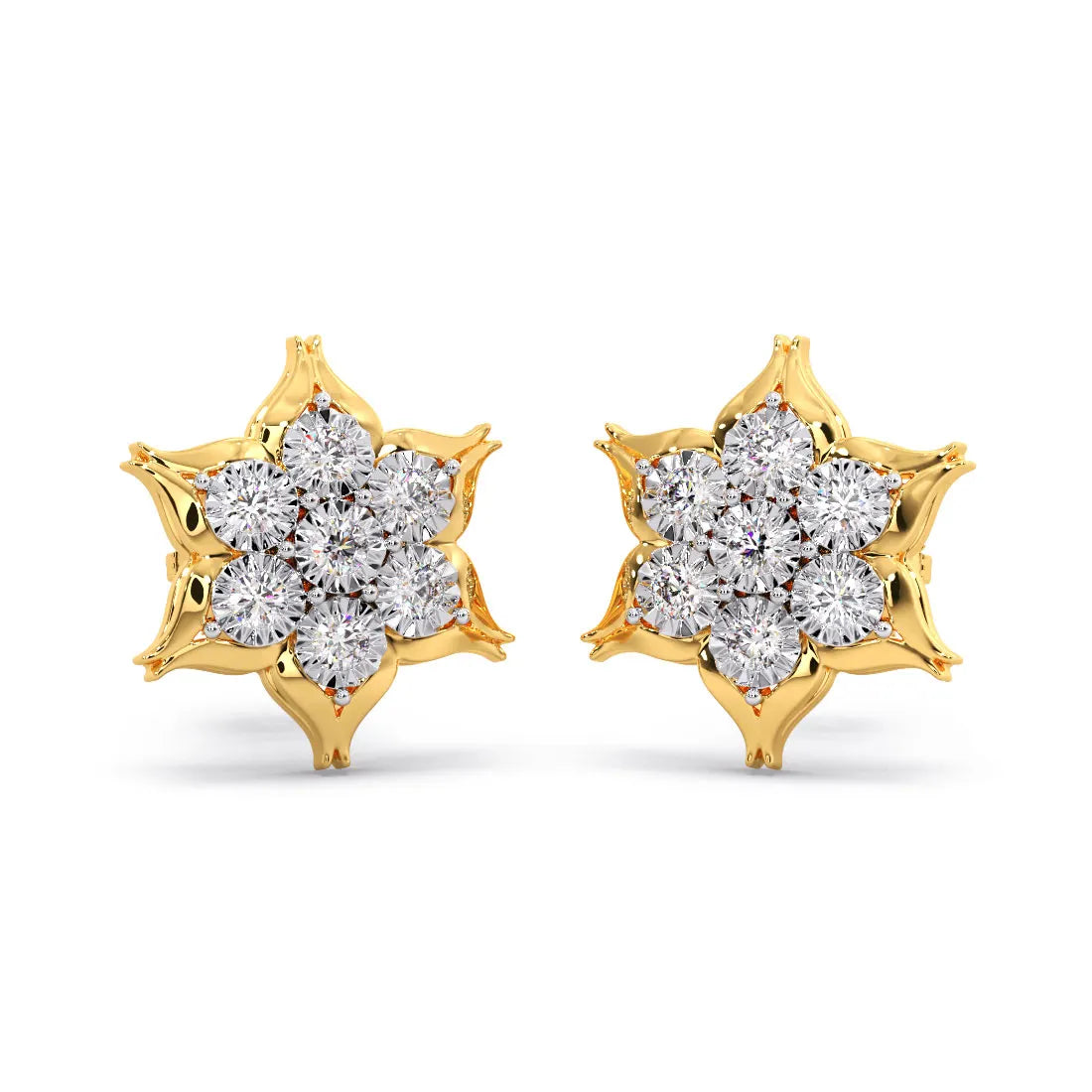 Edelweiss Miracle Plate Diamond Earrings