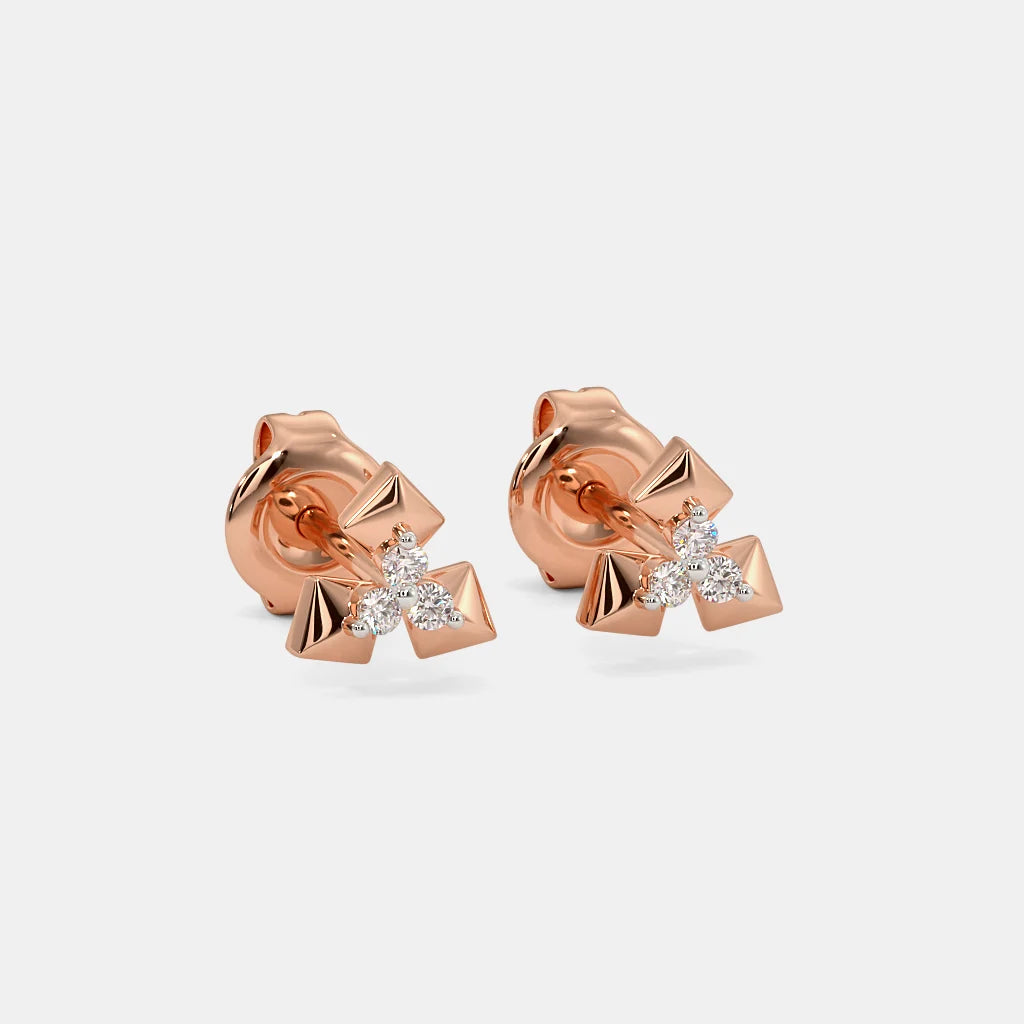 The Clio Multi Pierced Stud Earrings