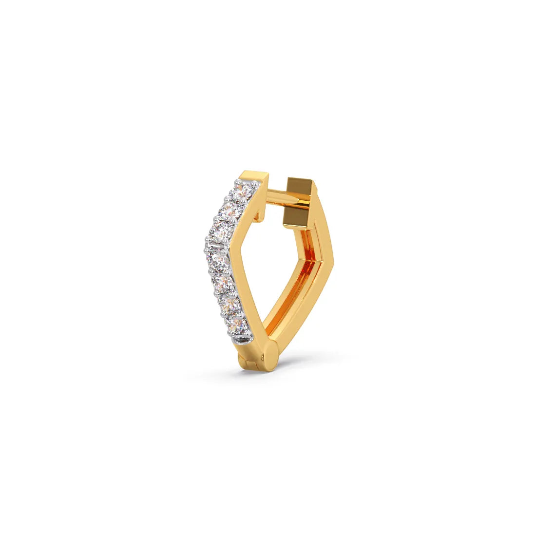 Pelestial heights Diamond Hoop Earrings