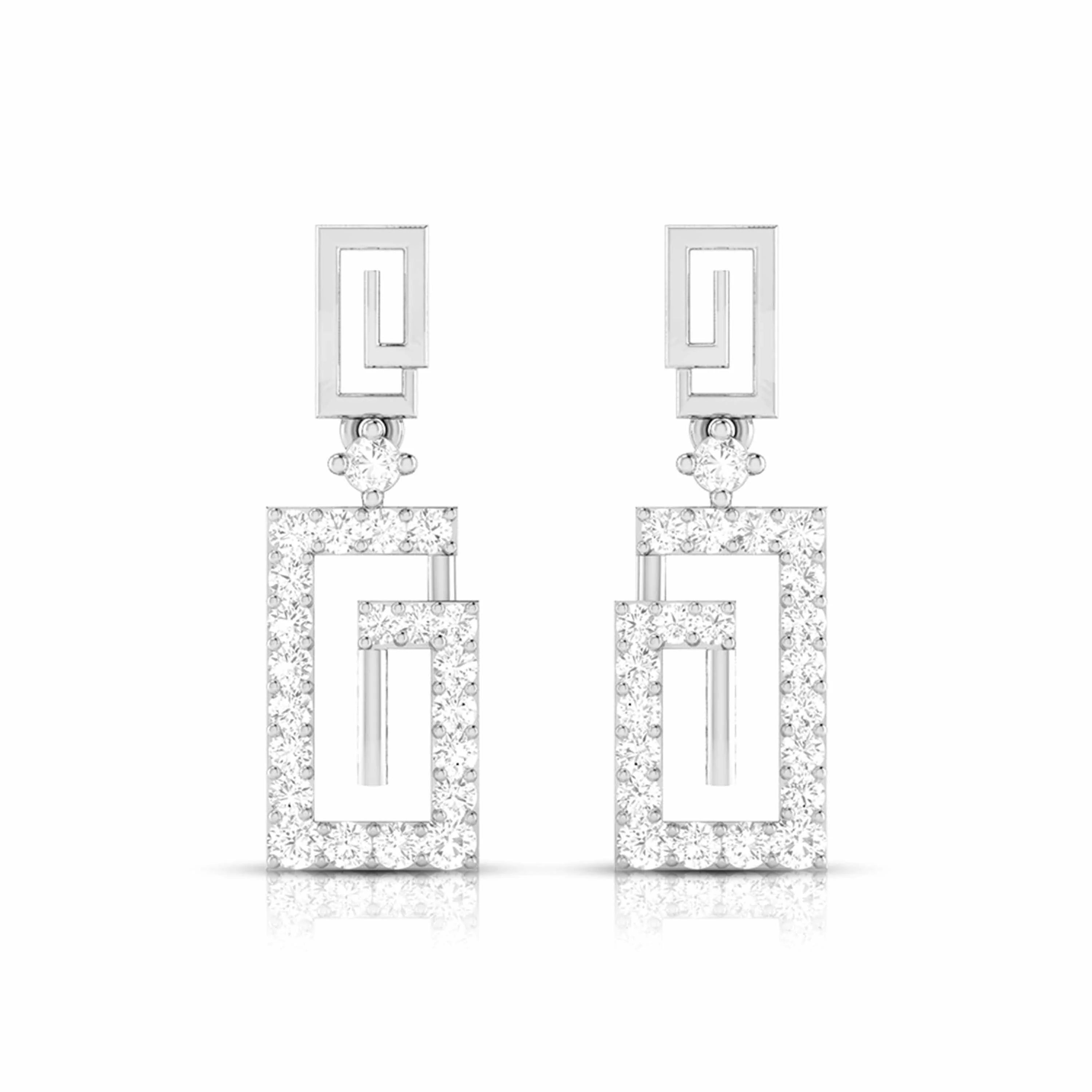 The Square Interlock Earrings