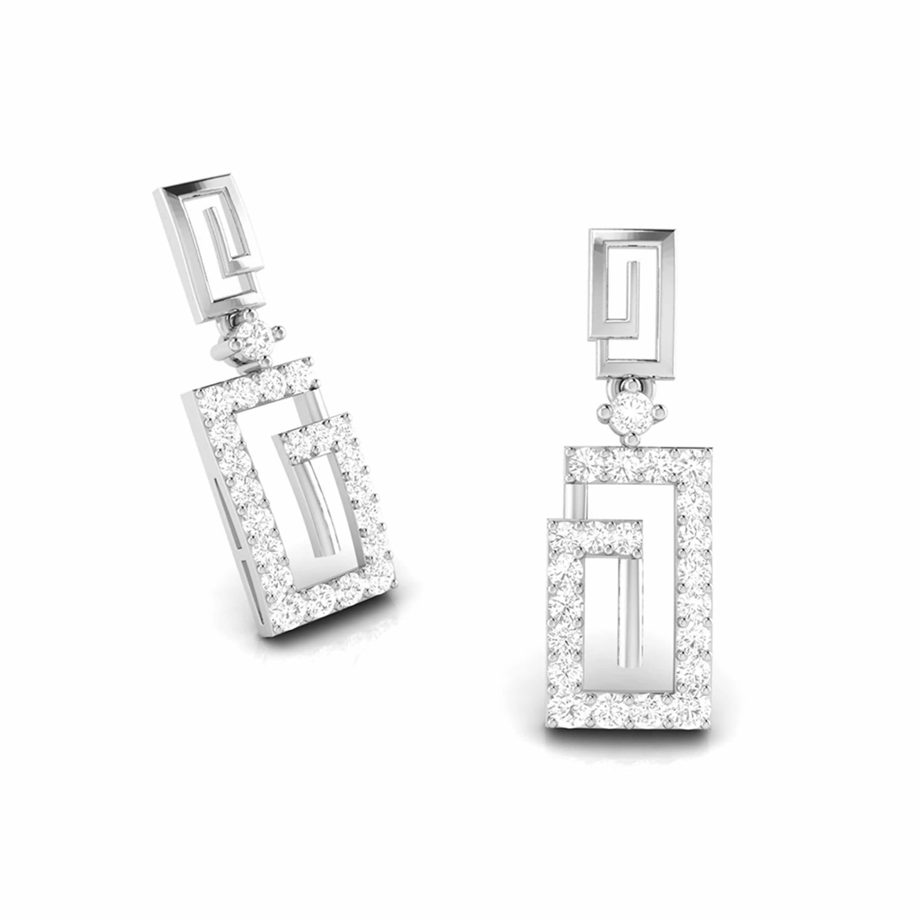 The Square Interlock Earrings