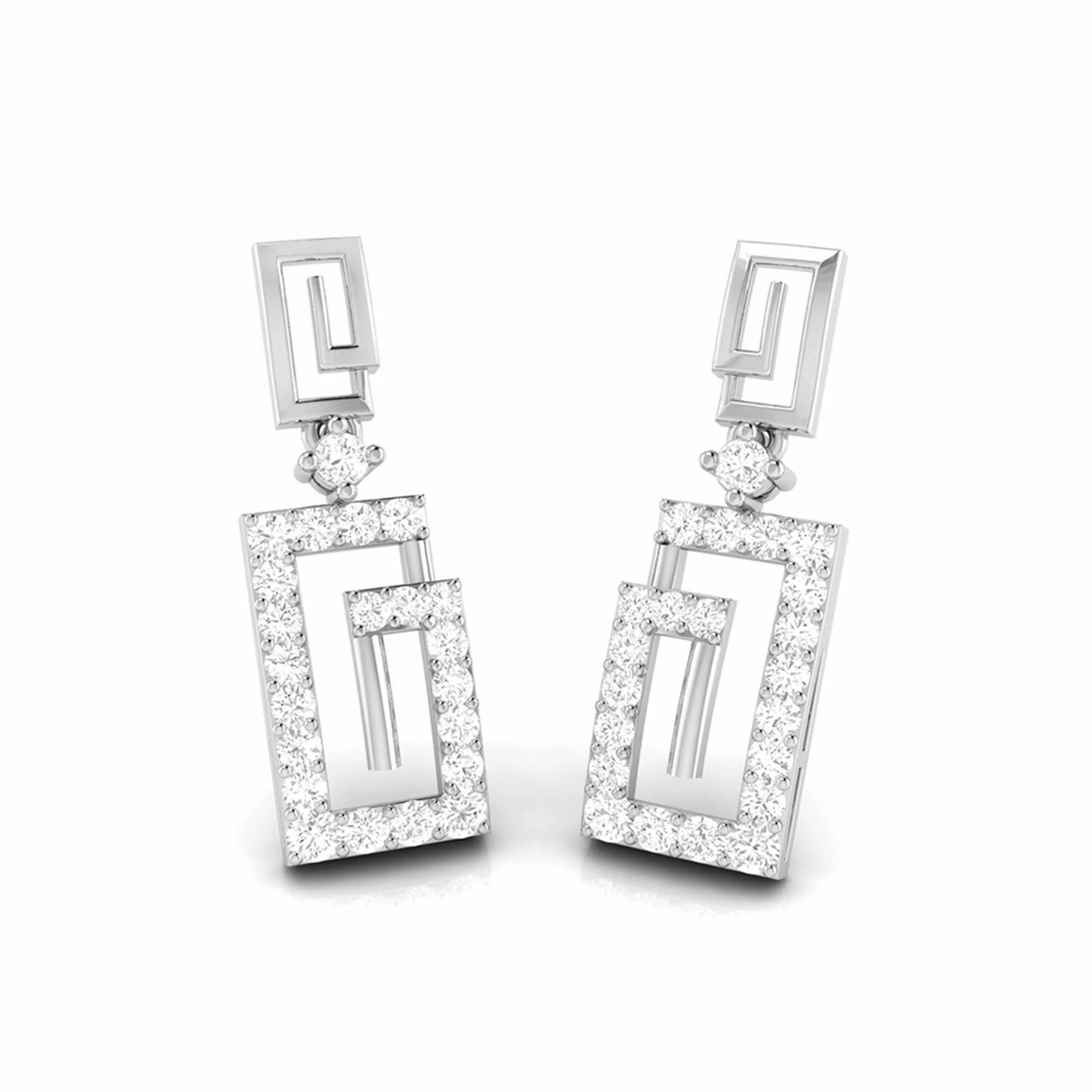 The Square Interlock Earrings