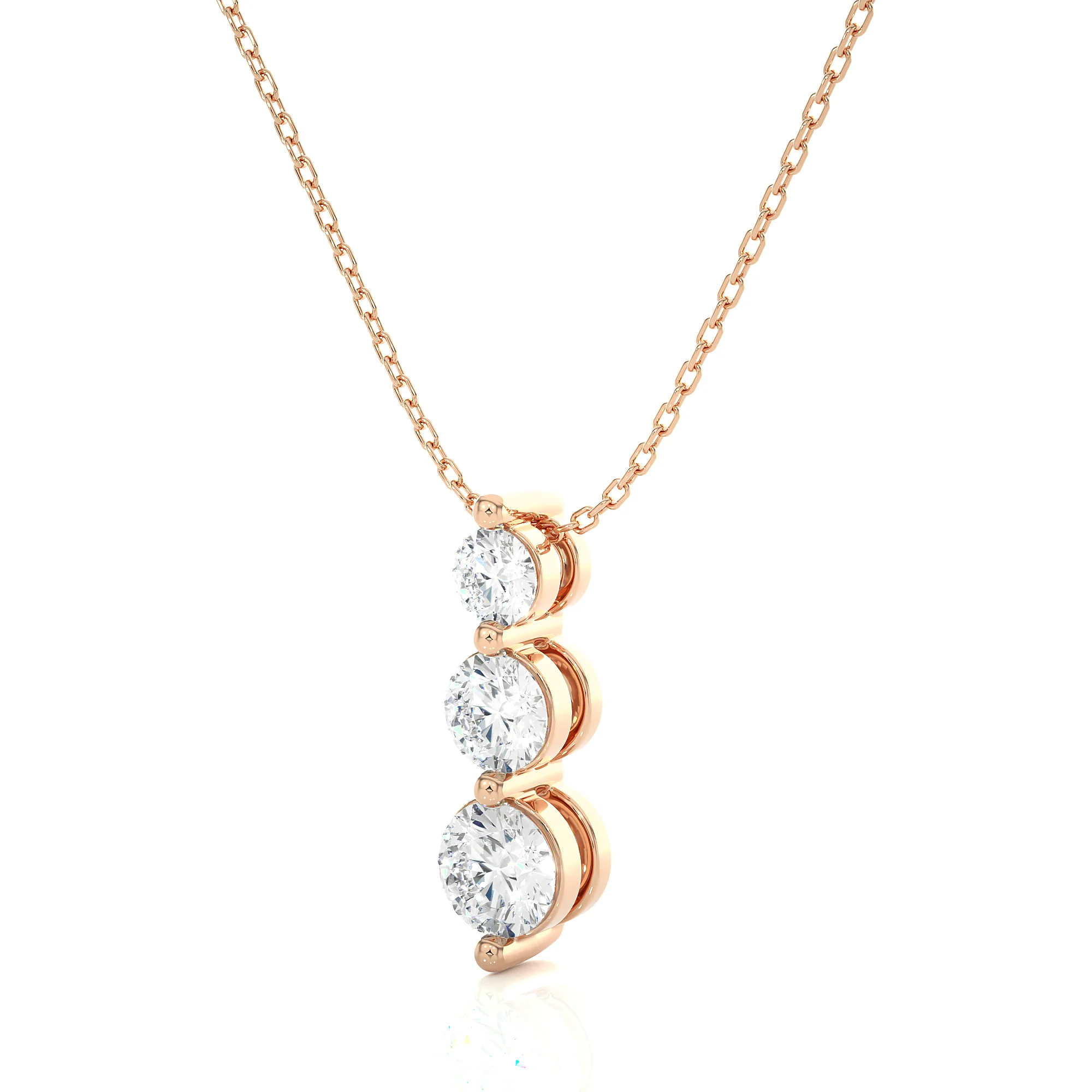 The Tri-Circular Pendant With Chain