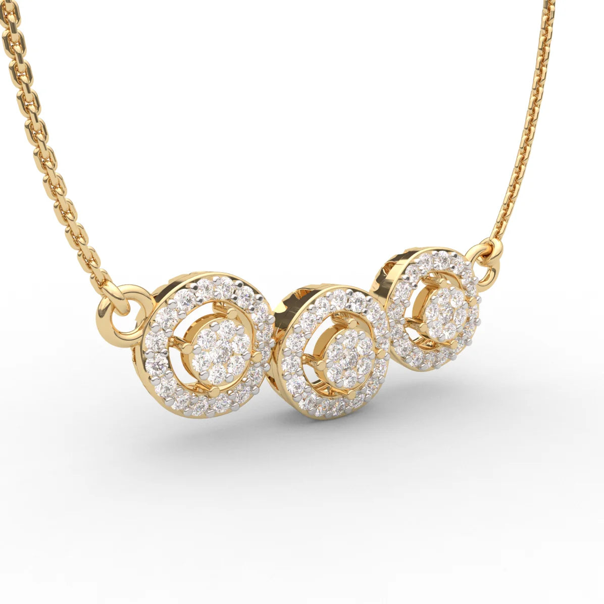 Cluster Diamond Chain & Pendant