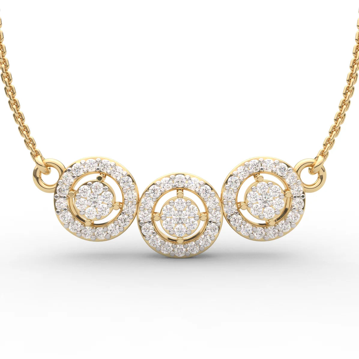 Cluster Diamond Chain & Pendant