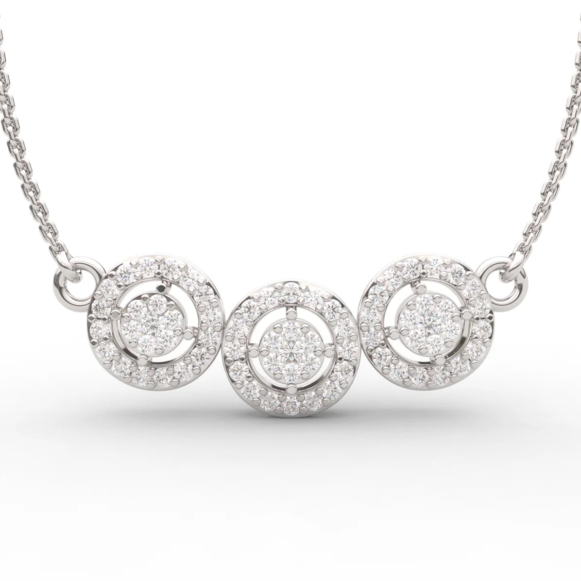 Cluster Diamond Chain & Pendant