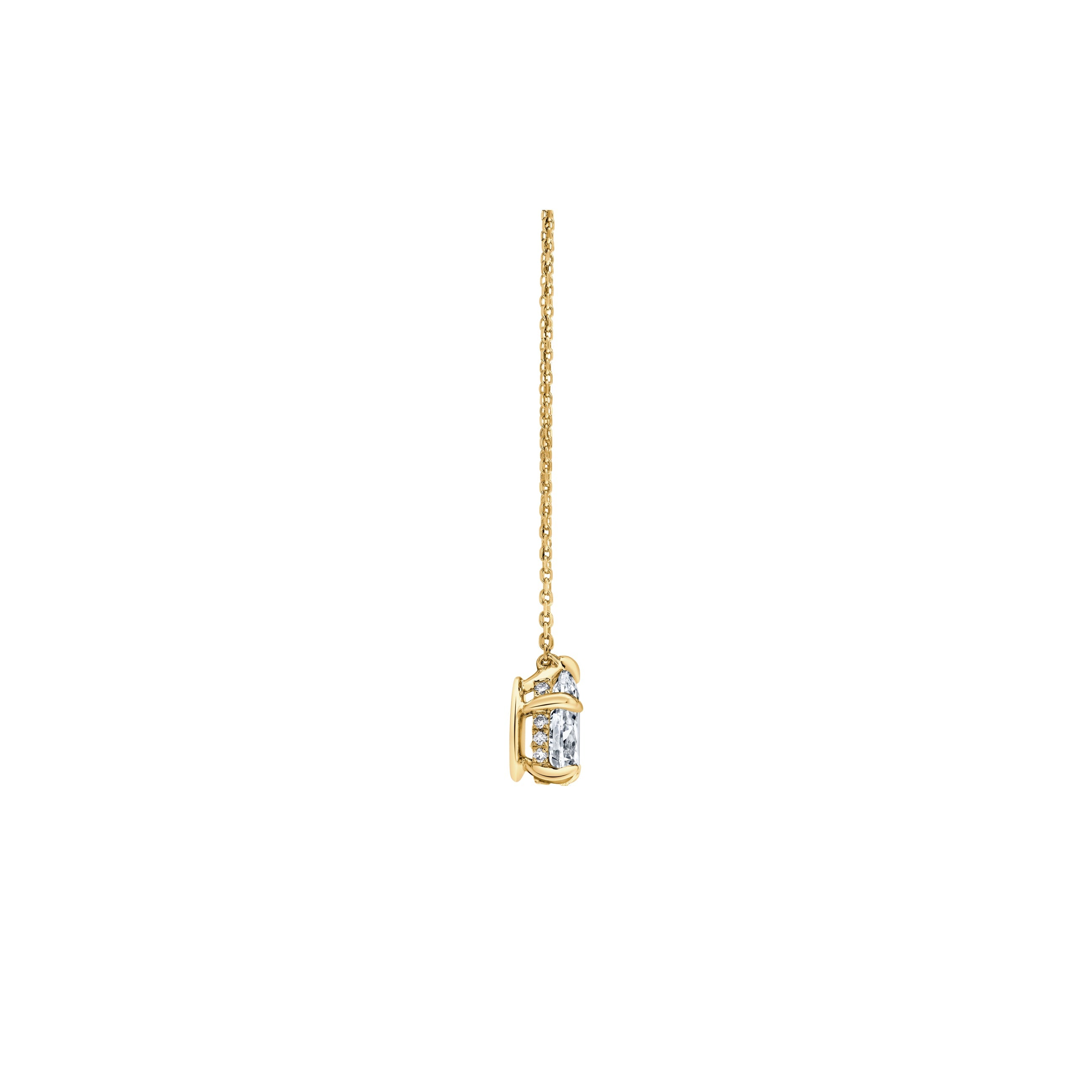 Helsea Lab Diamond Pear Pendant