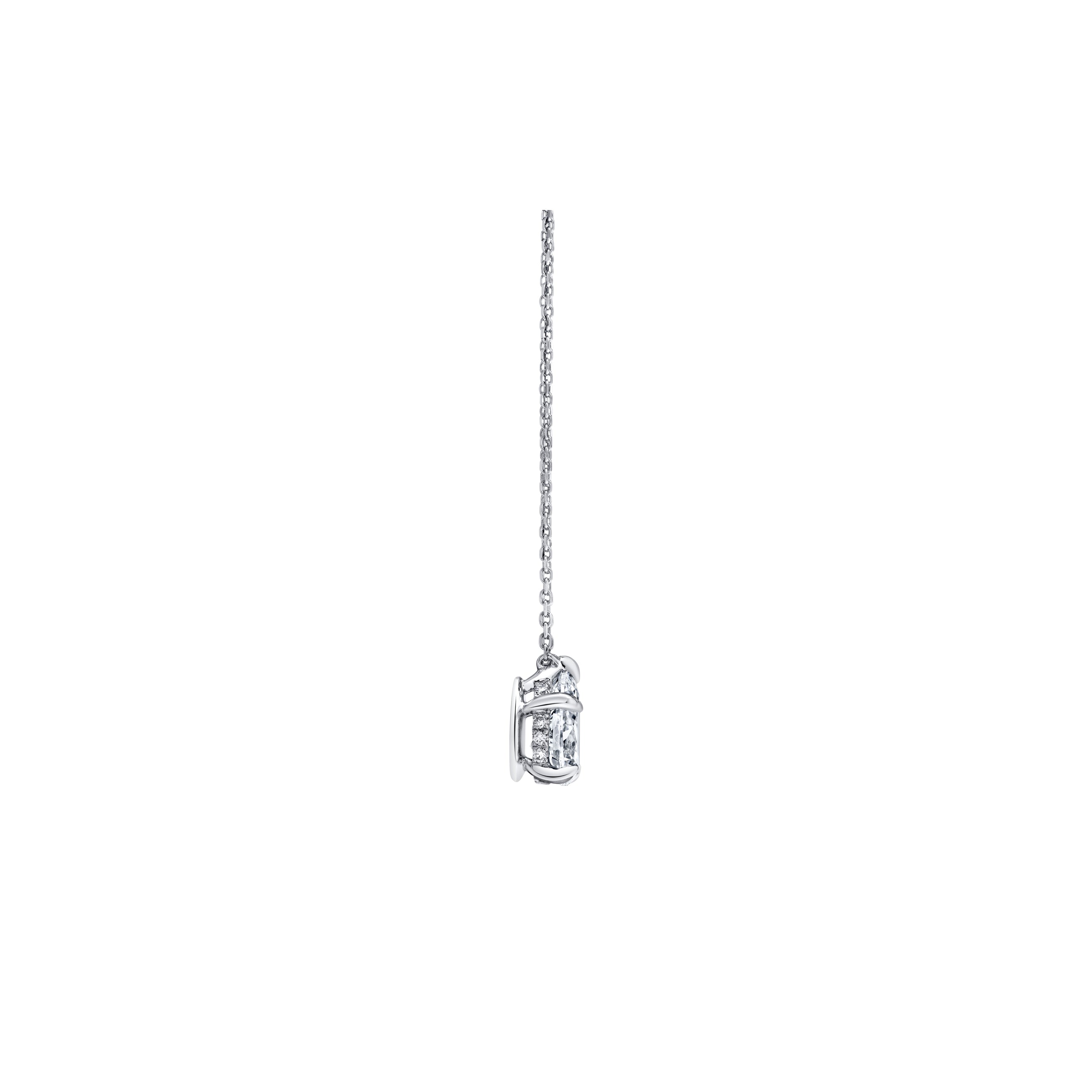 Helsea Lab Diamond Pear Pendant