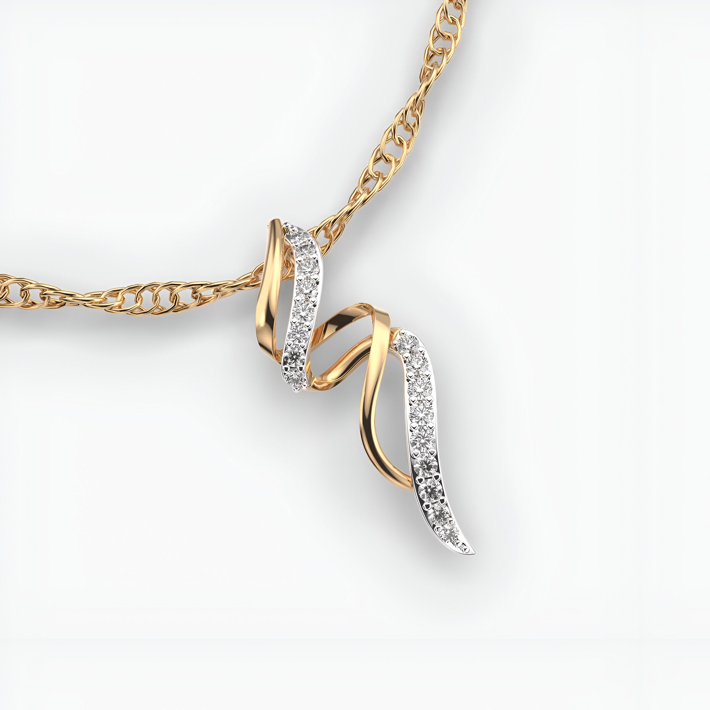 Corporate Confidence Diamond Pendant