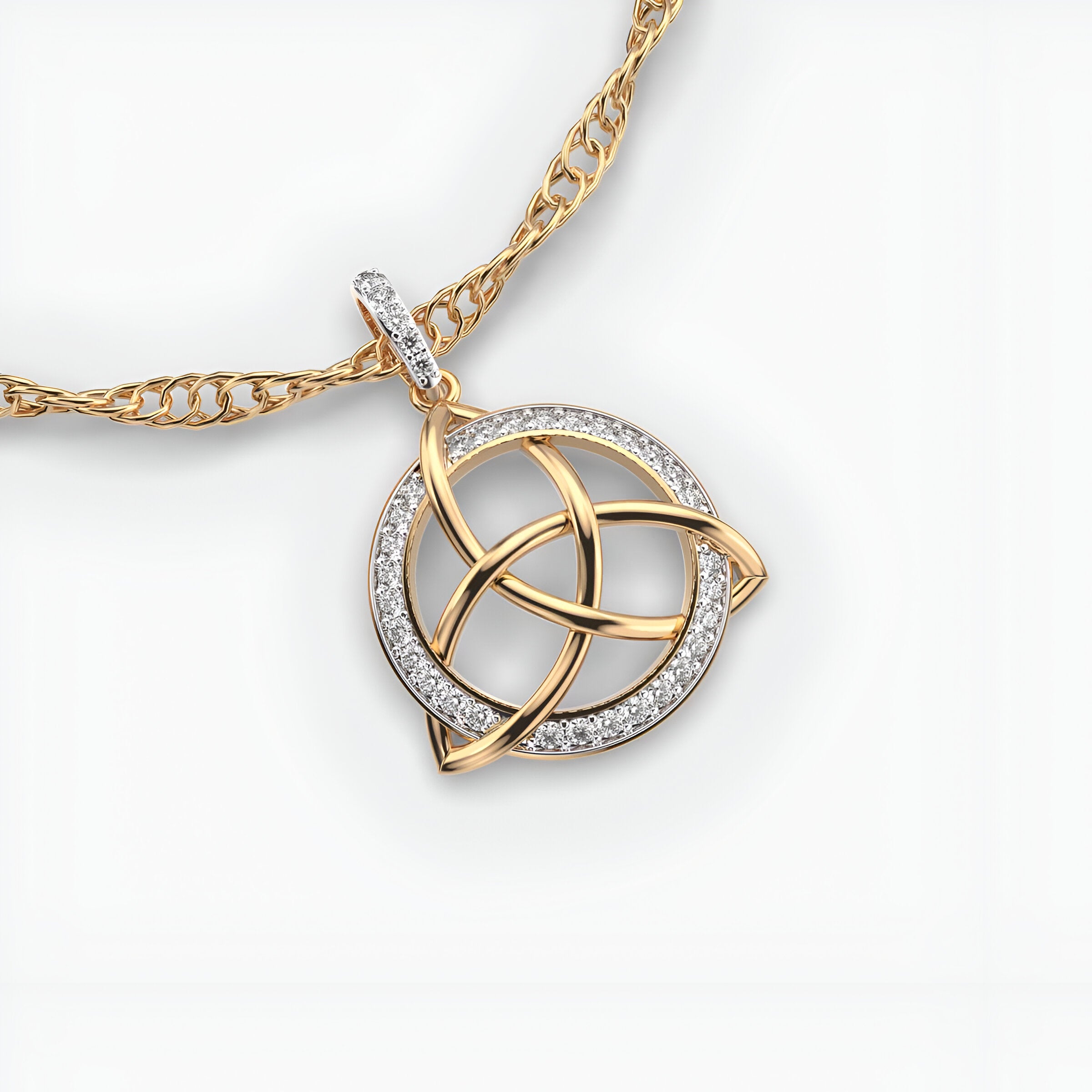 Celtic Pleasure Diamond Pendant