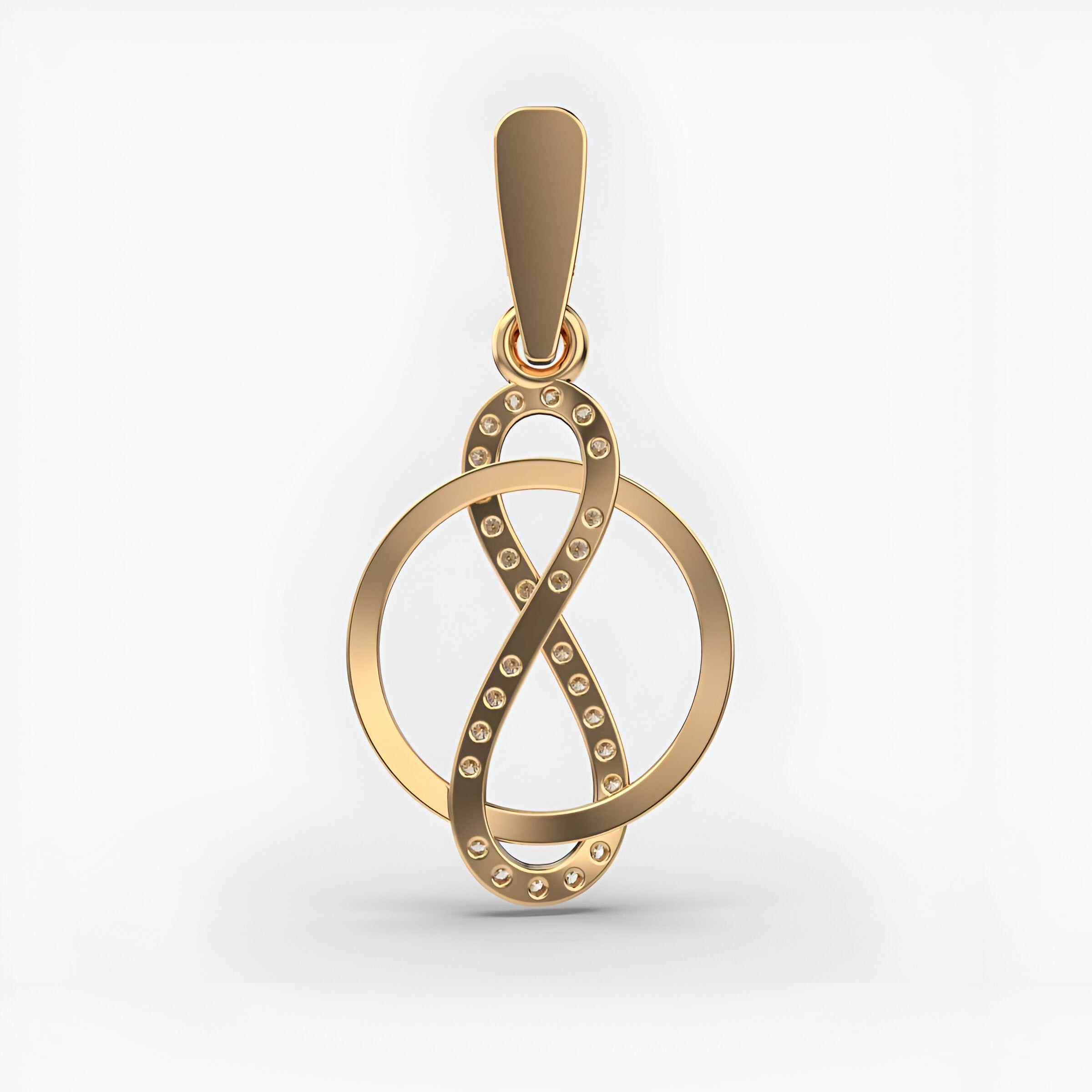 Loop of Infinity Diamond Pendant