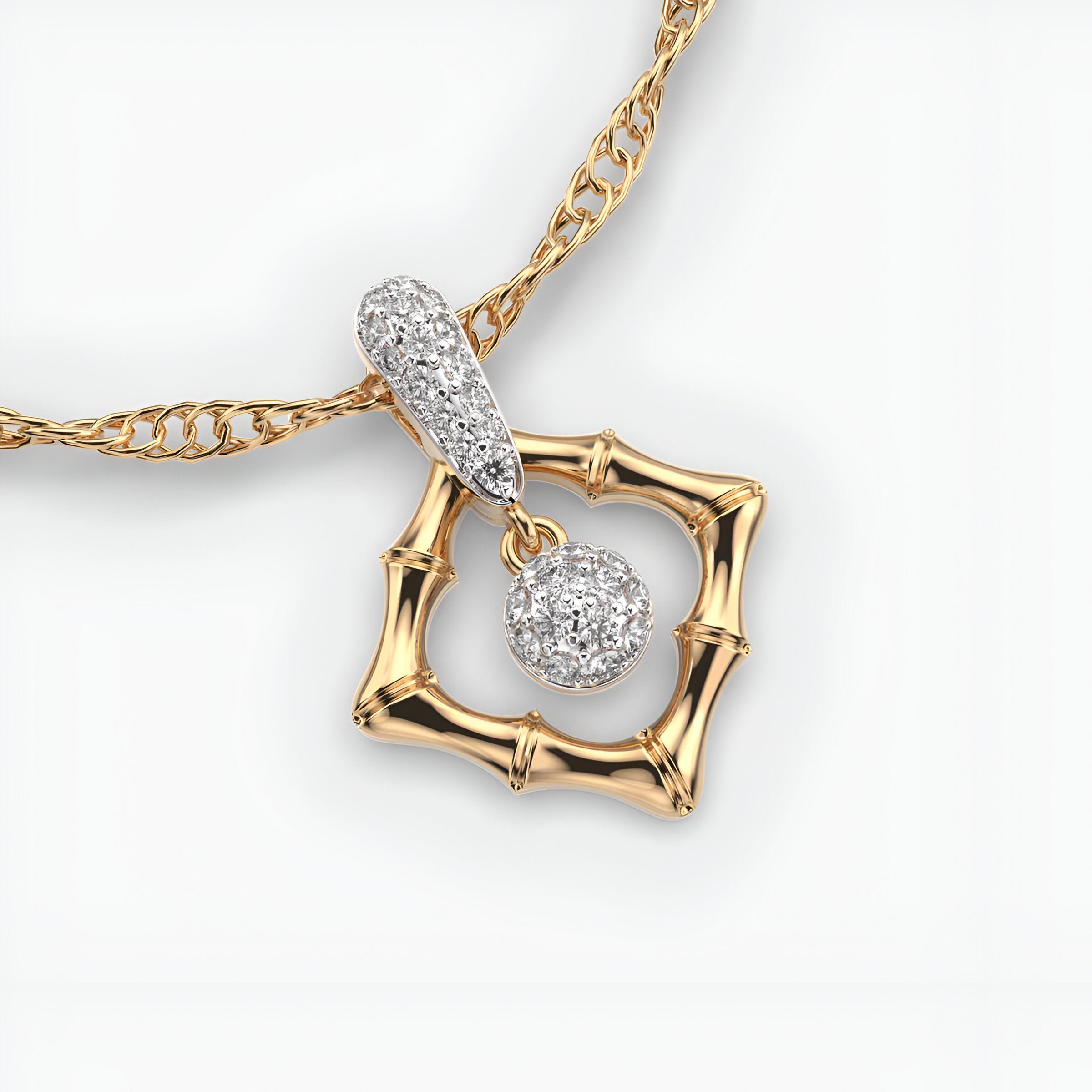 Versatile Simplicity Diamond Pendant