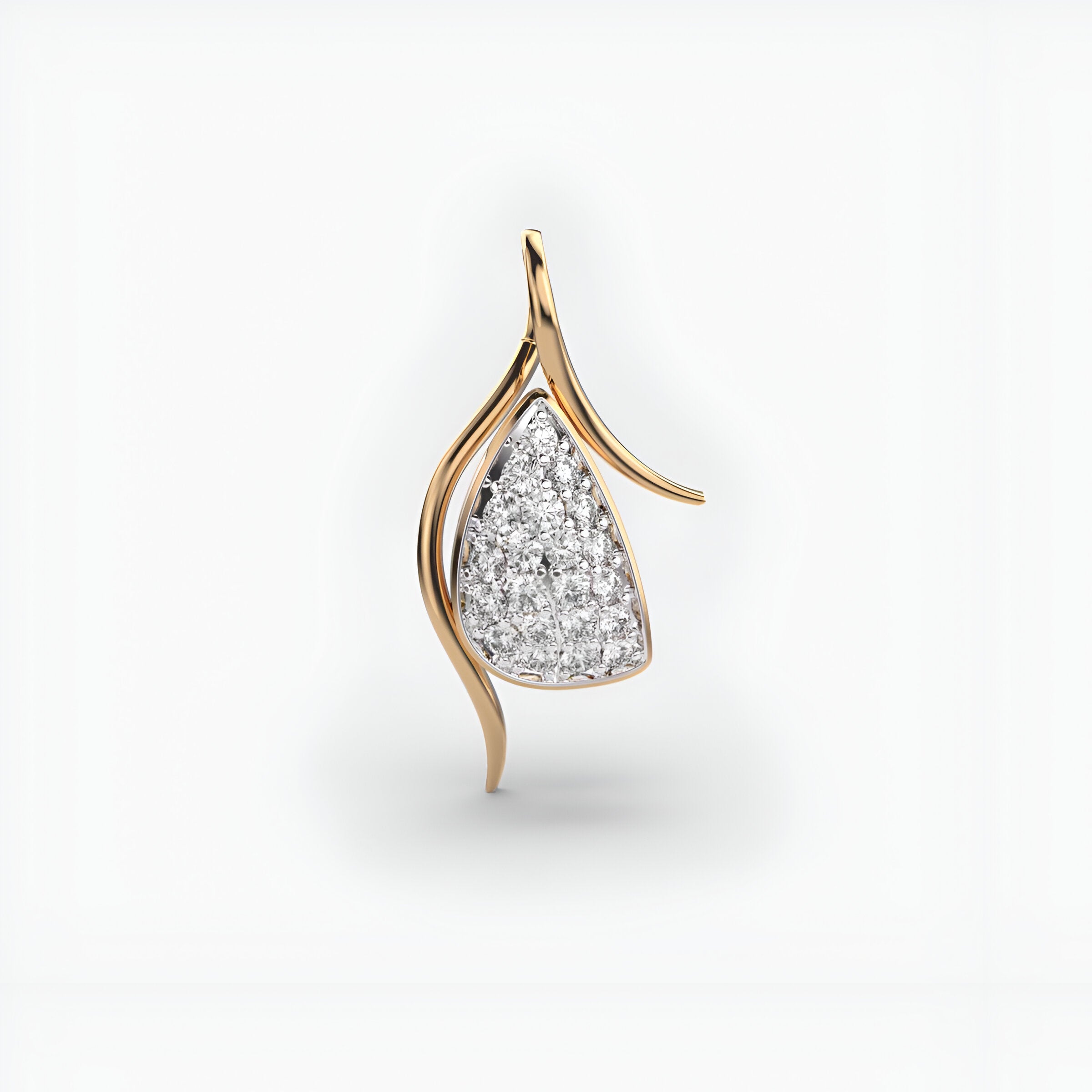 Elegant Frolic Diamond Pendant