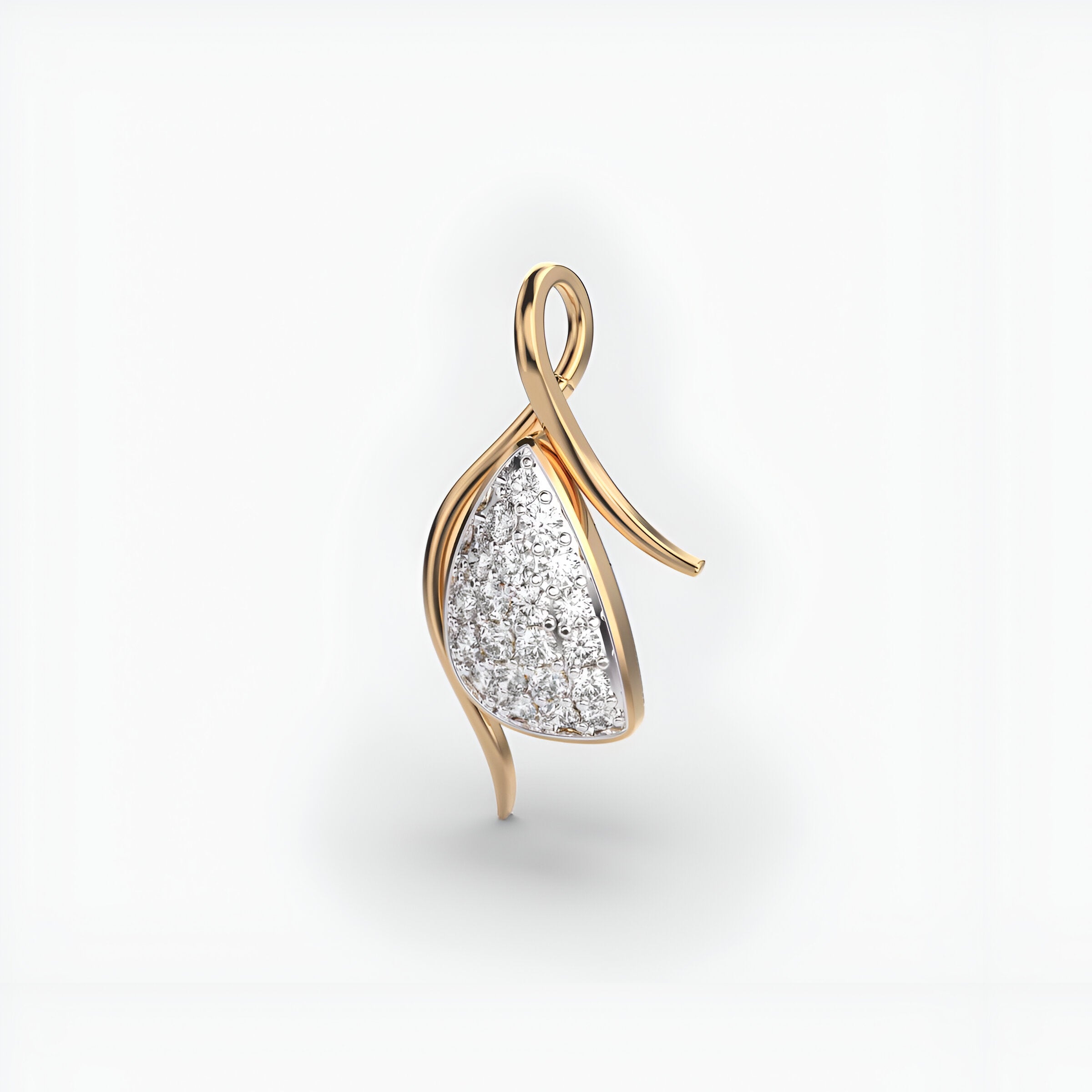 Elegant Frolic Diamond Pendant