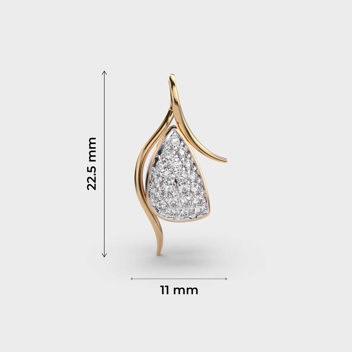 Elegant Frolic Diamond Pendant