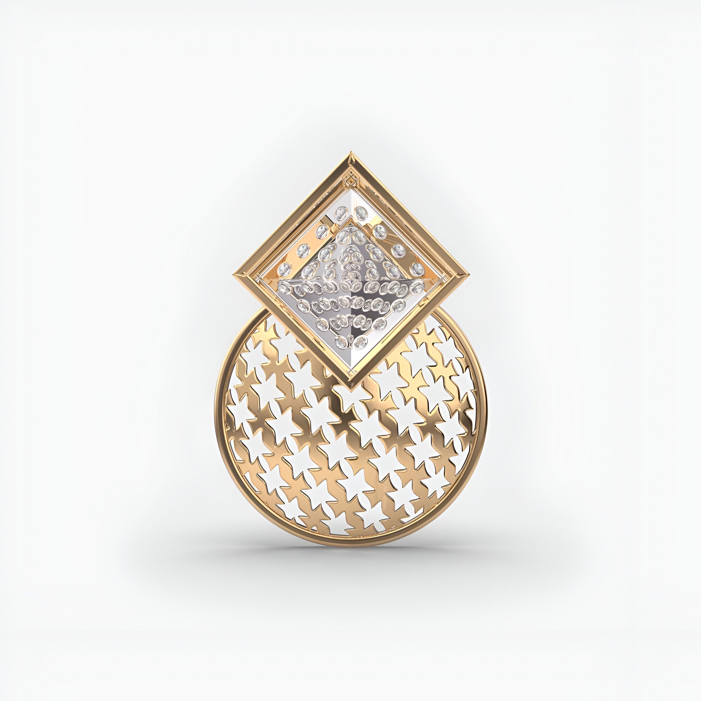 Harmony Sphere Diamond Pendant