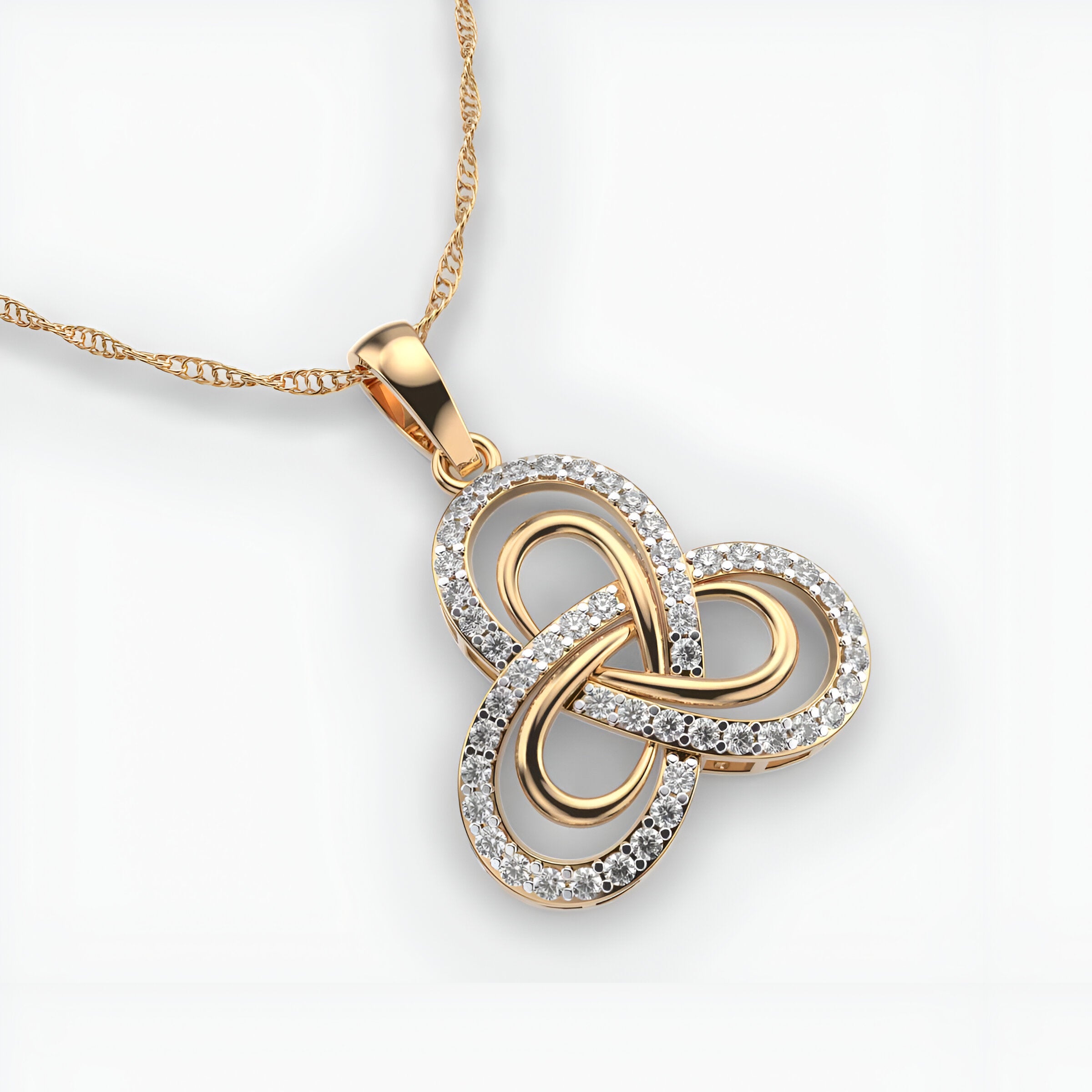 Infinite Love Diamond Pendant