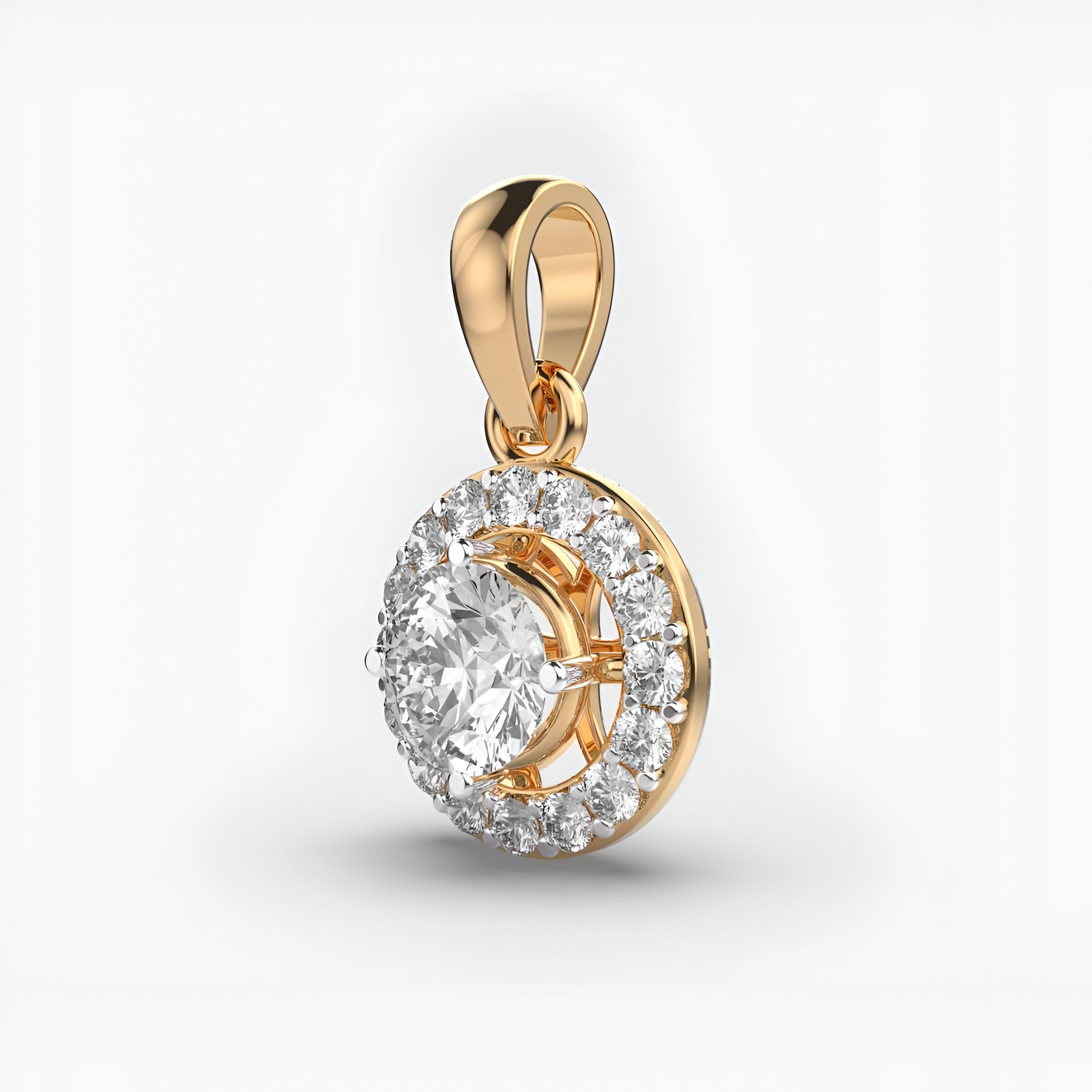 Morning Dew Diamond Pendant